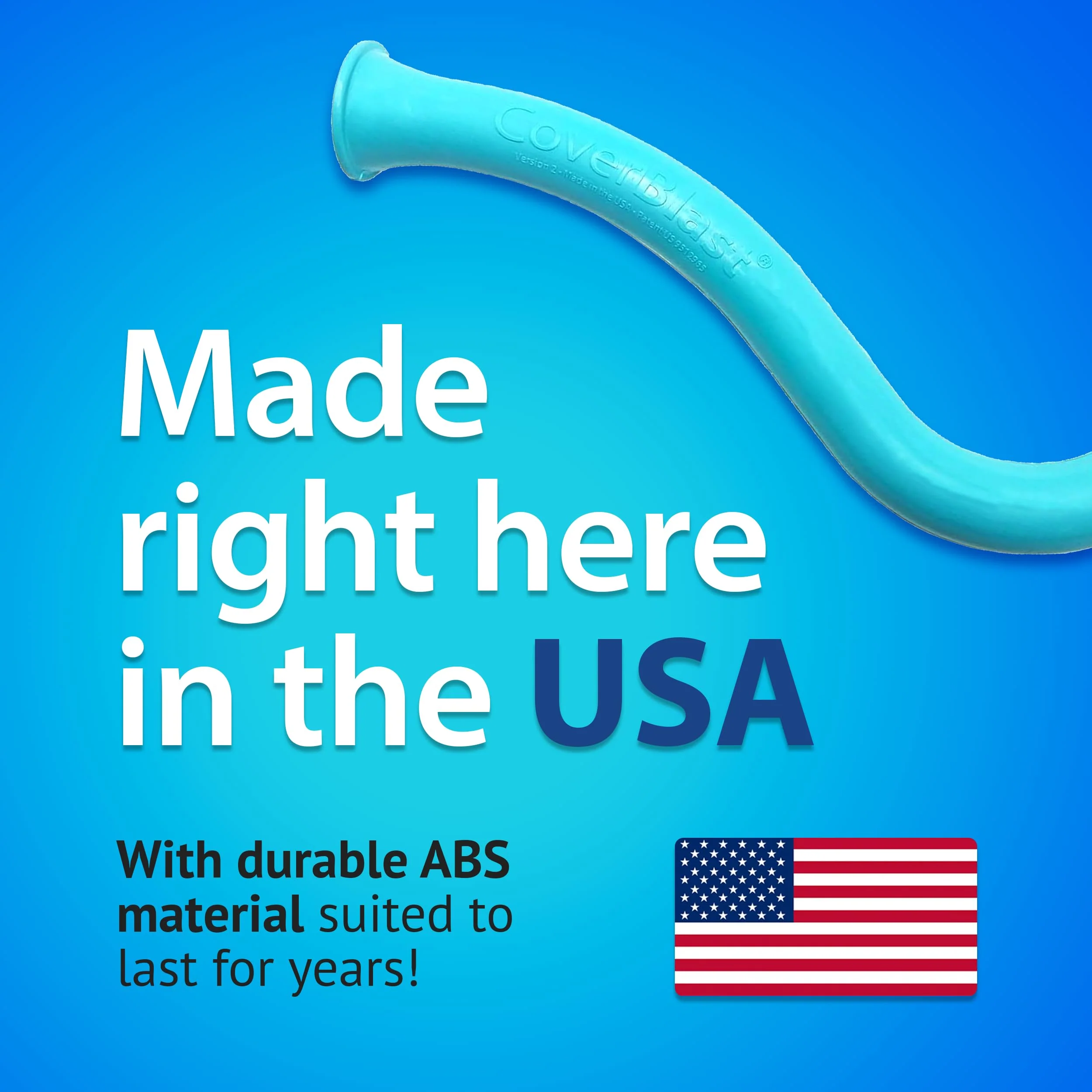 CoverBlast Pool Cover Pump Attachment - USA-Made & Patented Pool Cover Pump Hose Alternative w/ 25ft. Range - Easy-To-Install & Use Year-Round - Replaces Traditional Hoses (Light Blue) - Image 7