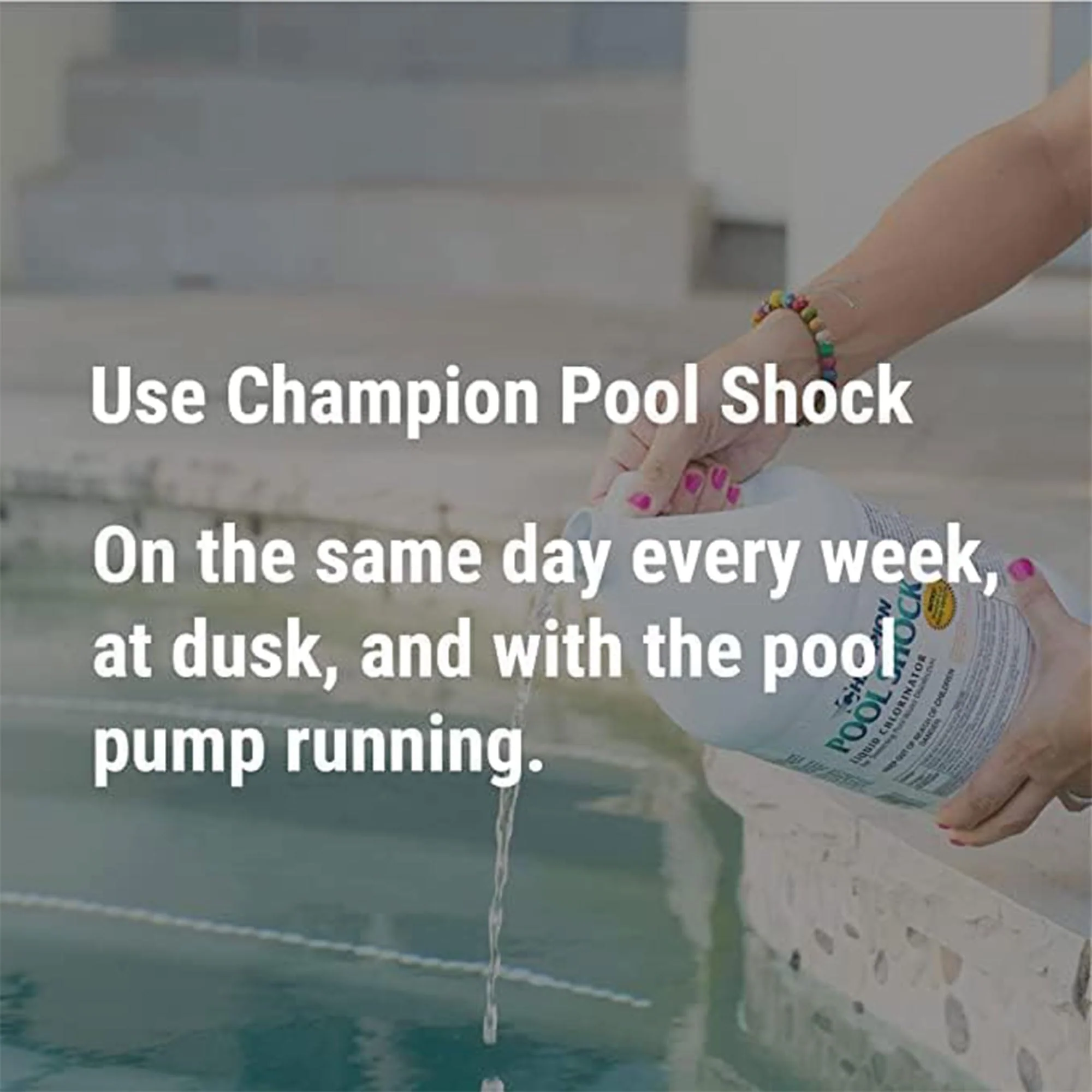CPDI Champion 4-Pack Pool Shock Liquid Chlorine, 12.5 Sodium Hypochlorite, 1 Gallon – Ready-to-Use Treatment for Clear Water and Algae Control in Above Ground & Inground Swimming Pools - Image 5