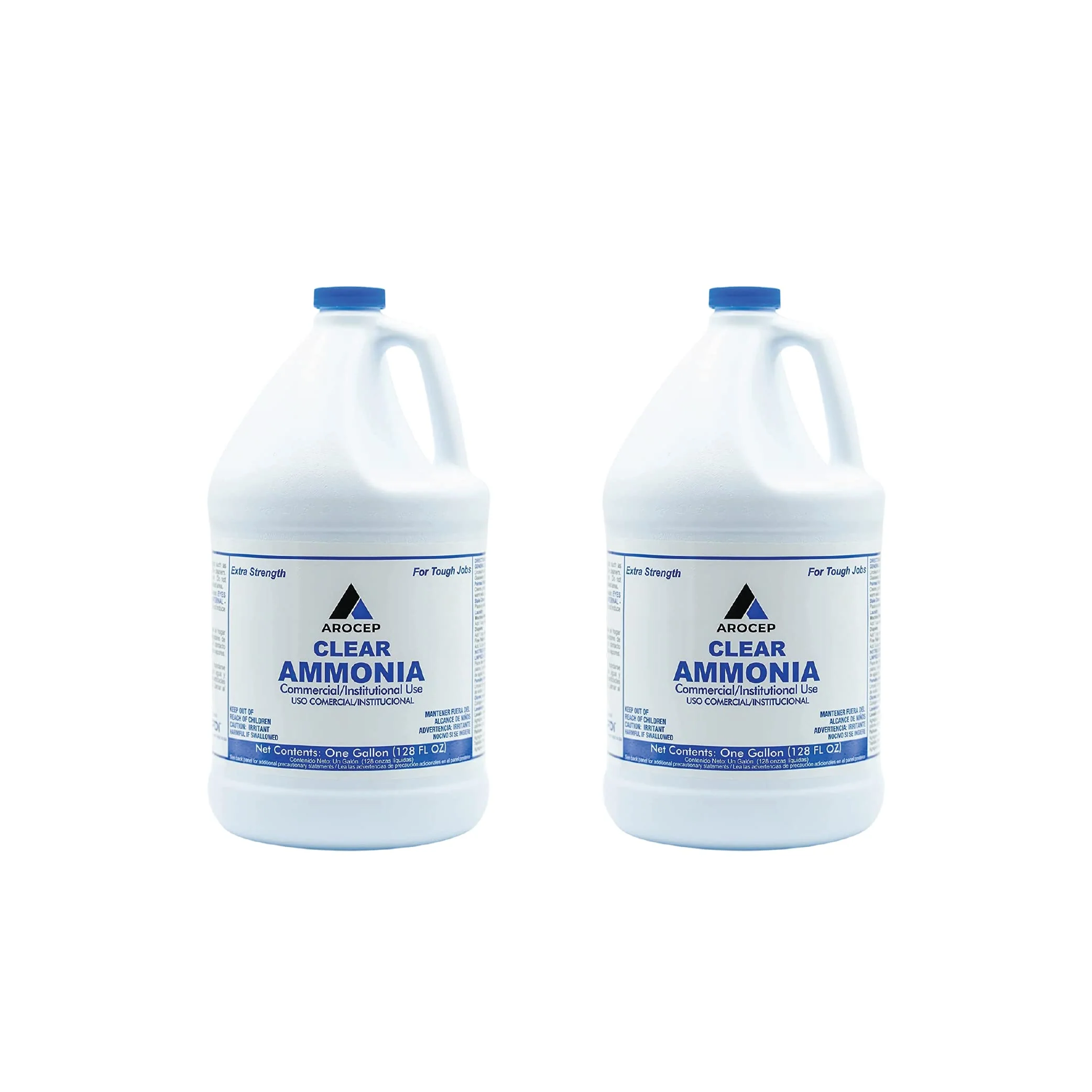 CPDI Clear Ammonia Cleaner Liquid, 2 Gallon, Multipurpose, Multi-Surface Cleaning Solution Removes Grease, Hard Water Stains, and Odors, Kitchen and Bathroom Use