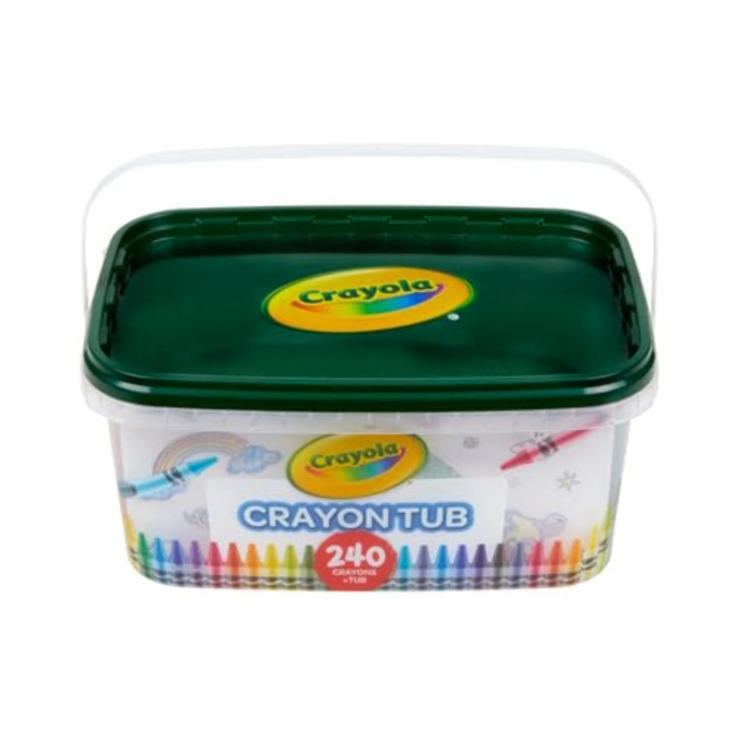 Crayola Crayon Tub (240ct), Bulk Crayons for Kids, Stocking Stuffers for Kids, Holiday & Christmas Gifts for Toddlers, Bag Fillers, Classroom Art Supplies, Ages 3+ [Amazon Exclusive] - Image 6