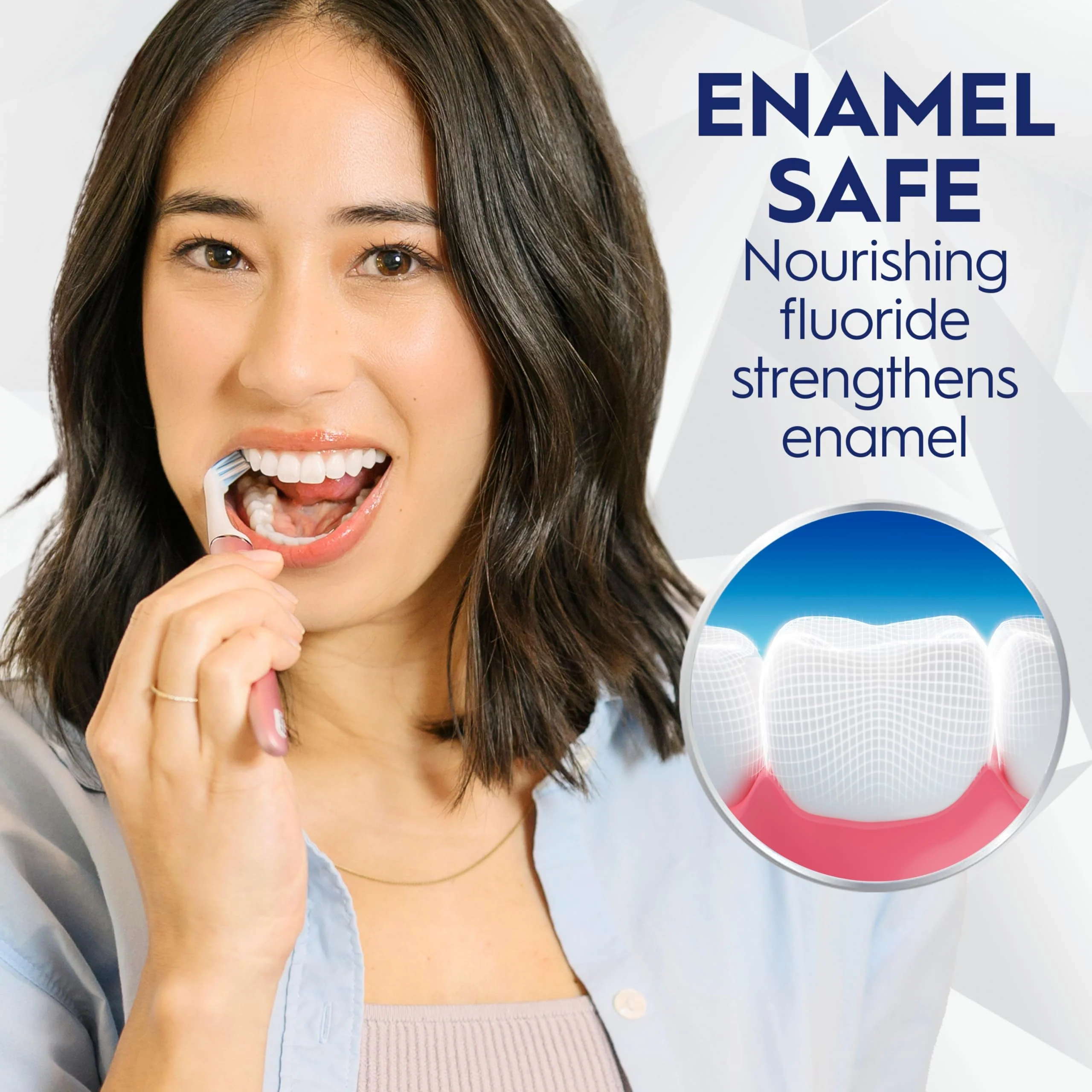 Crest 3D White Teeth Whitening Toothpaste for Adults, 4.6oz, 3 Pack, Stain Remover, Cavity Protection Fluoride Toothpaste, Strengthens Enamel, Faster Whitening, Brightens Teeth, Travel Size - Image 6