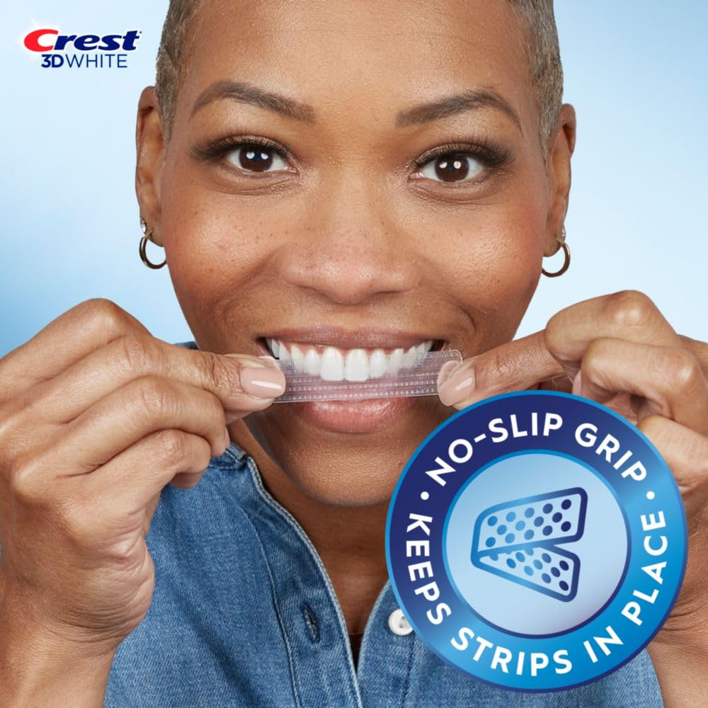 Crest 3D Whitestrips Age Renew – Teeth Whitening Kit, 21 Treatments, Each with 1 Upper/1Lower, 42 Strips – Crest 3DWhite Teeth Whitening Strips - Image 7