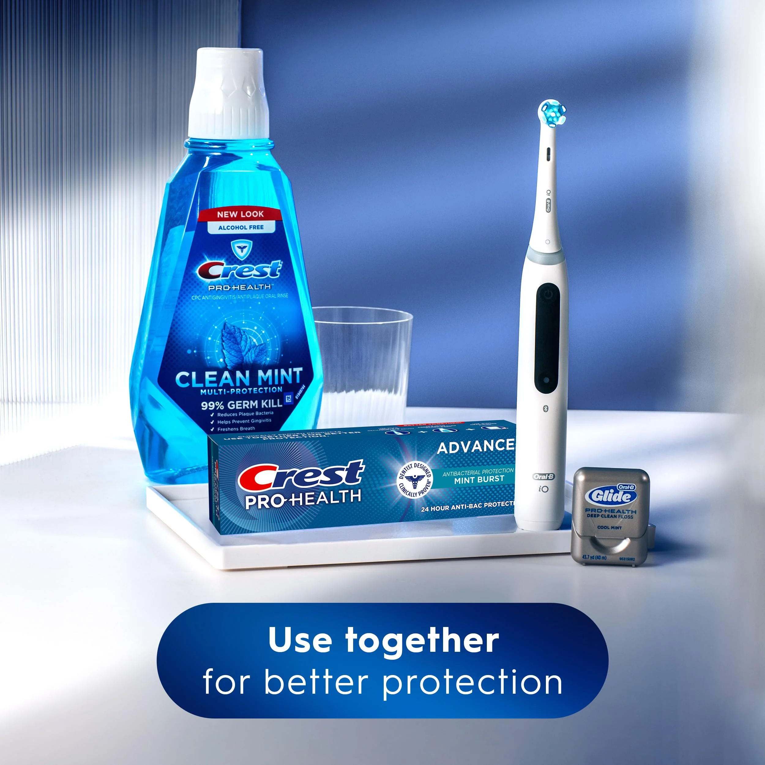Crest Pro-Health Advanced Antibacterial Protection Toothpaste,5 oz 4 Pack, Teeth Whitening for adults, Breath Freshener, for Sensitive Teeth, Gum Health, Gingivitis toothpaste, Travel Size Toiletries - Image 5