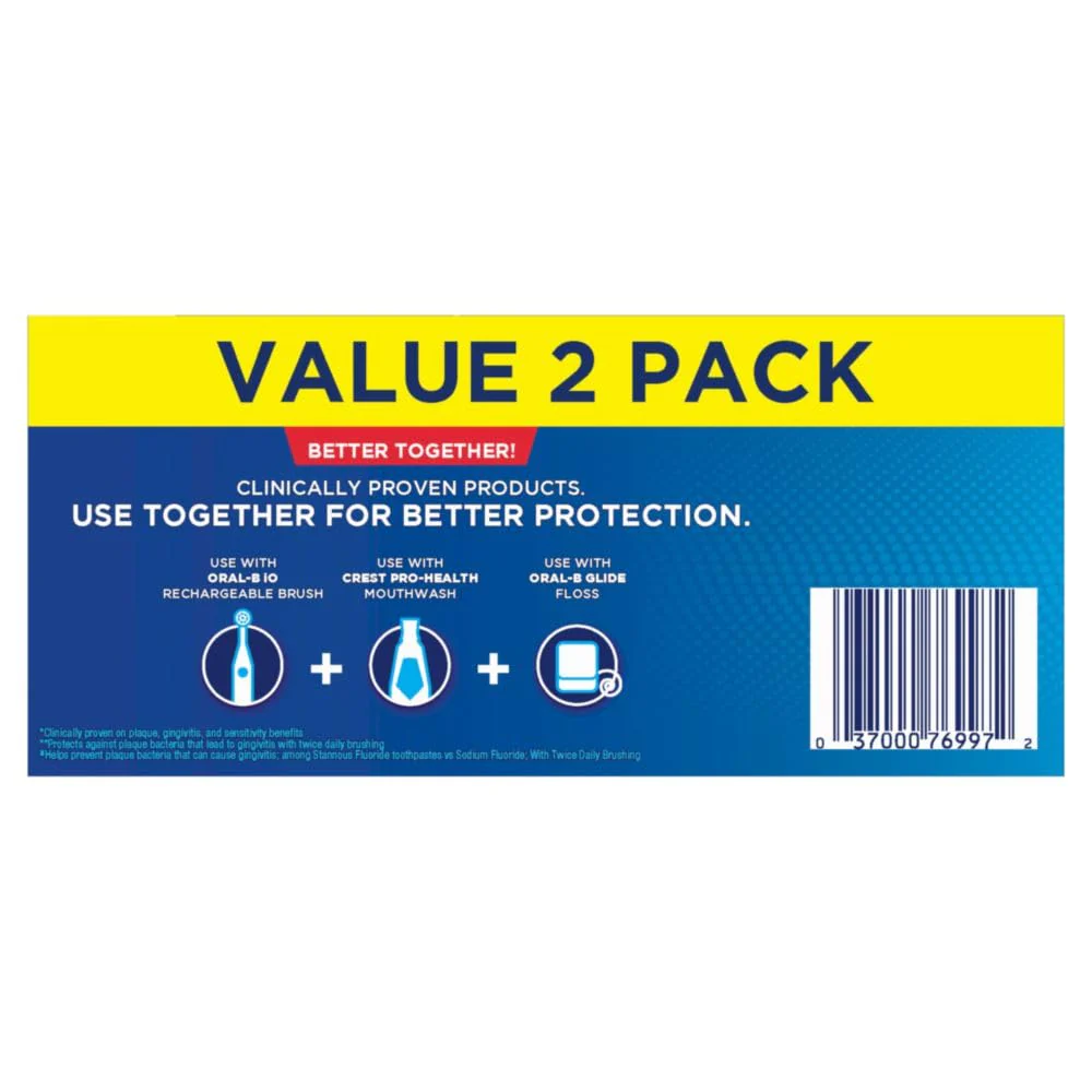 Crest Pro-Health Advanced Deep Clean Mint Toothpaste, 2 Count (Pack of 1) - Image 8