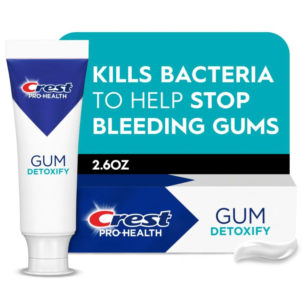 Crest Pro-Health Gum Detoxify Deep Clean Toothpaste 2.6 oz - Anticavity, Antibacterial Flouride Toothpaste, Clinically Proven, Gum and Enamel Protection, Plaque Control - Image 7