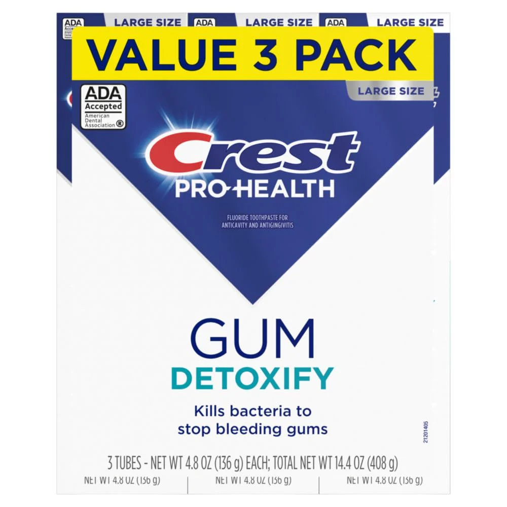 Crest Pro-Health Gum Detoxify Deep Clean Toothpaste, 4.8 oz Pack of 24 - Anticavity, Antibacterial Flouride Toothpaste, Clinically Proven, Gum and Enamel Protection, Plaque Control - Image 7