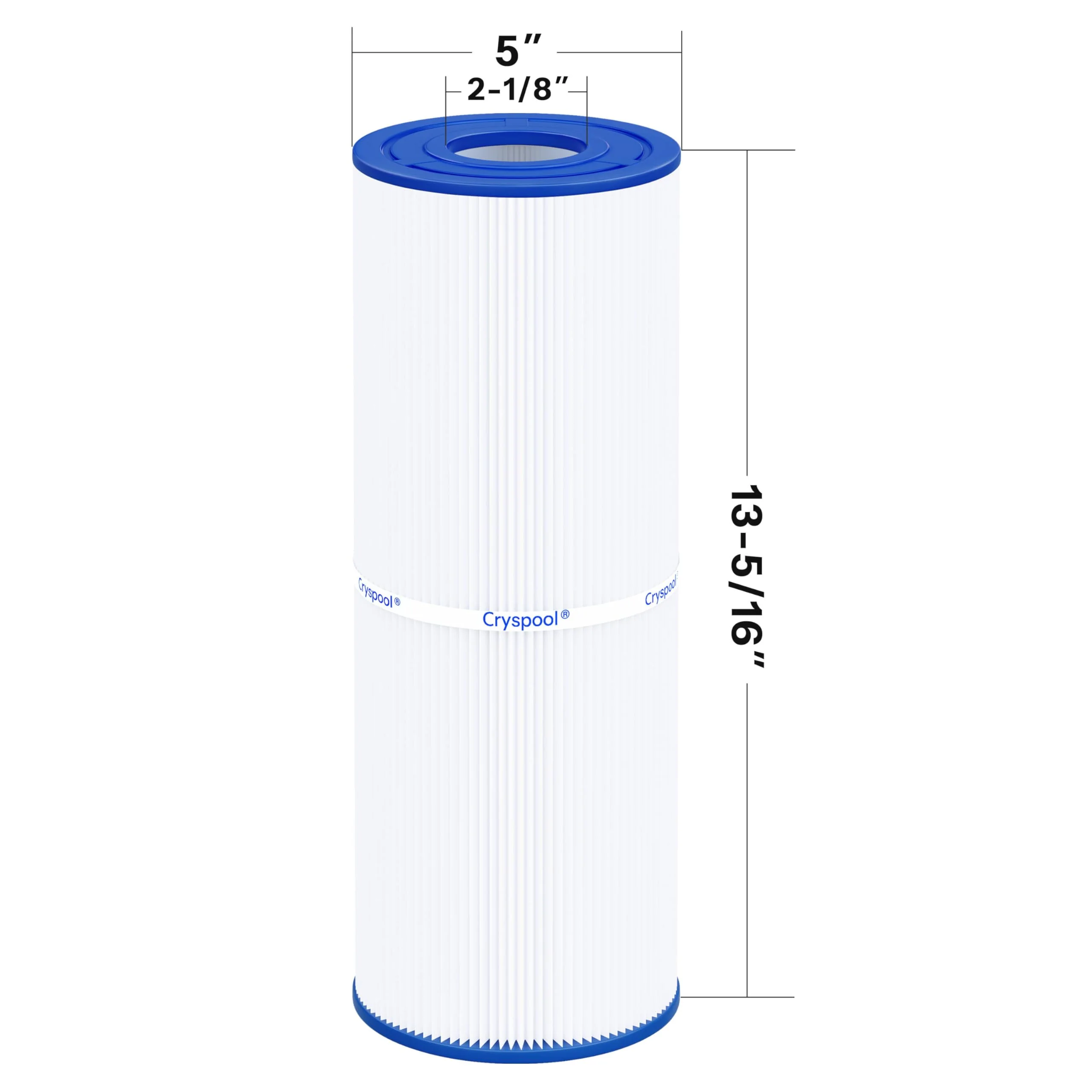 Cryspool® 04072 Filter Compatible with PRB25-IN Hot Tub Filter, C-4326, FC-2375, 3005845, R172327, R173429, 33521, 25392, 817-2500, 5X13 Drop in Spa Filter, 2 Pack - Image 6