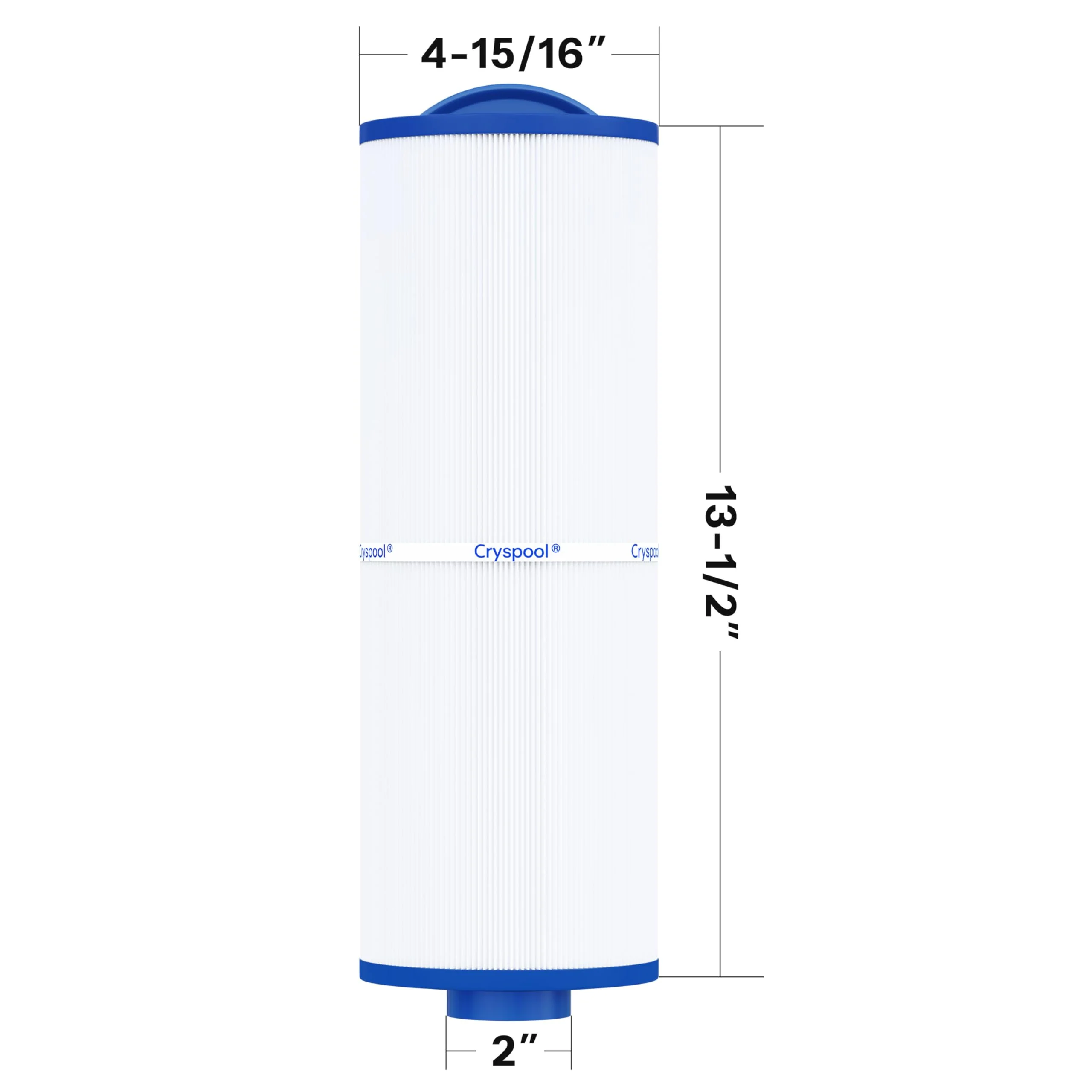 Cryspool® 04077 Compatible with Cal Spa Filters, 4CH-949, PWW50L, FC-0172, Rising Dragon, Dynasty Spas, 50 Sq. Ft Hot Tub Replacement Filter Cartridge, 2 Pack - Image 6