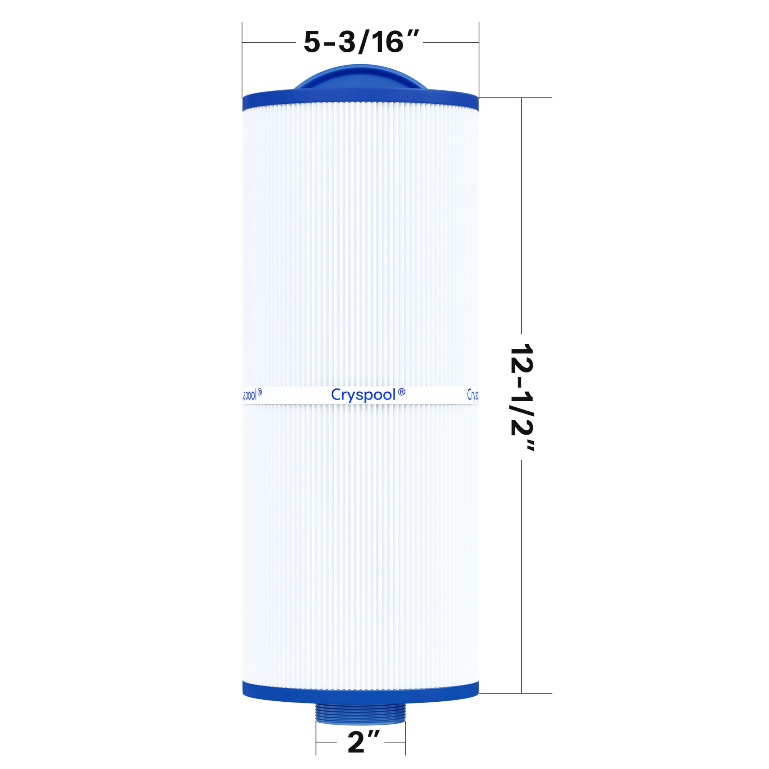 Cryspool® 05039 Filter Compatible with Marquis 35, Marquis Spa 20042, 20092, 370-0240, PPM35SC-F2M, 5CH-352, FC-0196, 35 Sq. Ft Spa Filter Cartridge, 2 Pack - Image 6
