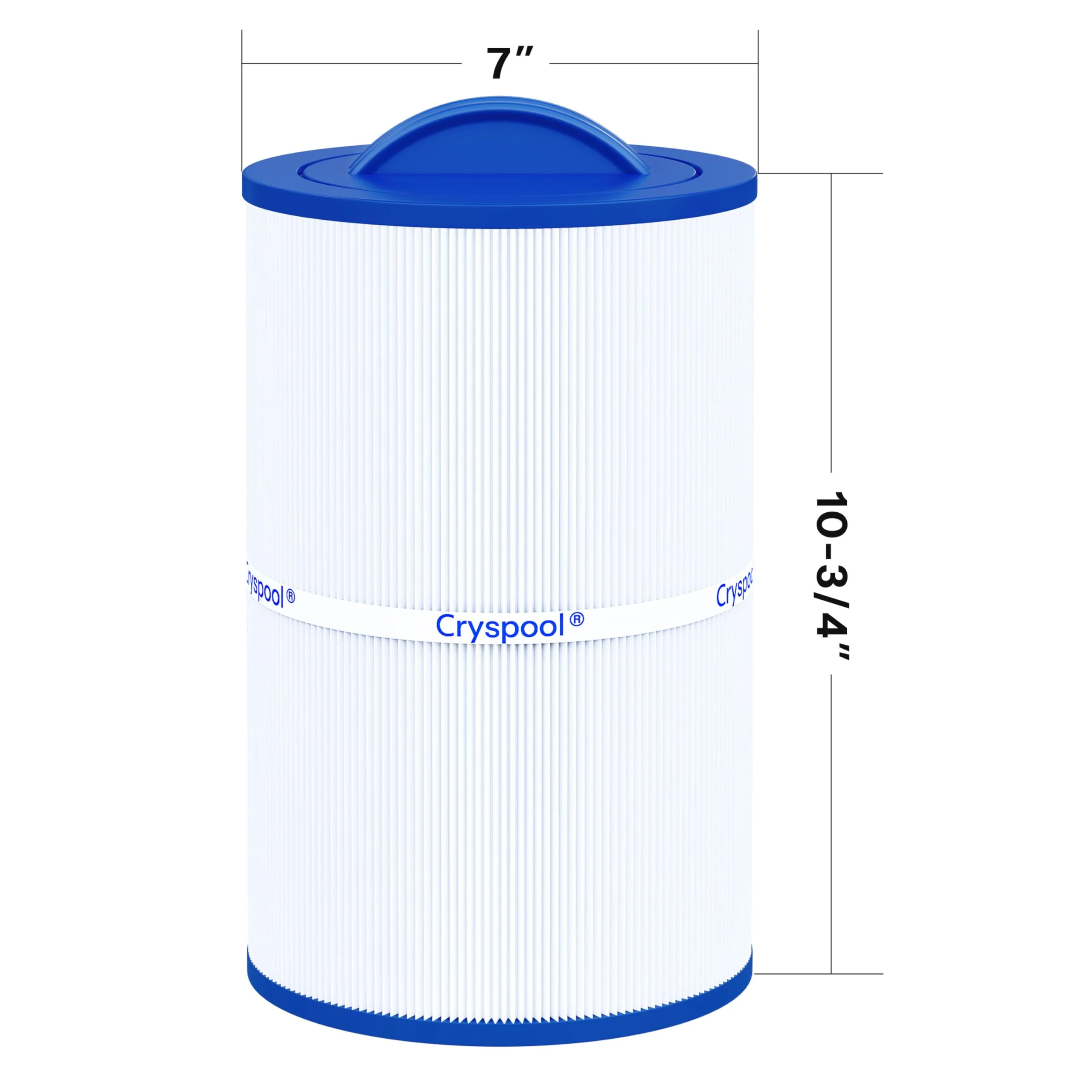Cryspool® 07022 Filter Compatible with Caldera 50, Caldera Spas, C-7350, 1019401, 73532, PCD50N, FC-3963, 50 Sq. Ft Spa Filter Cartridge, 1 Pack - Image 6