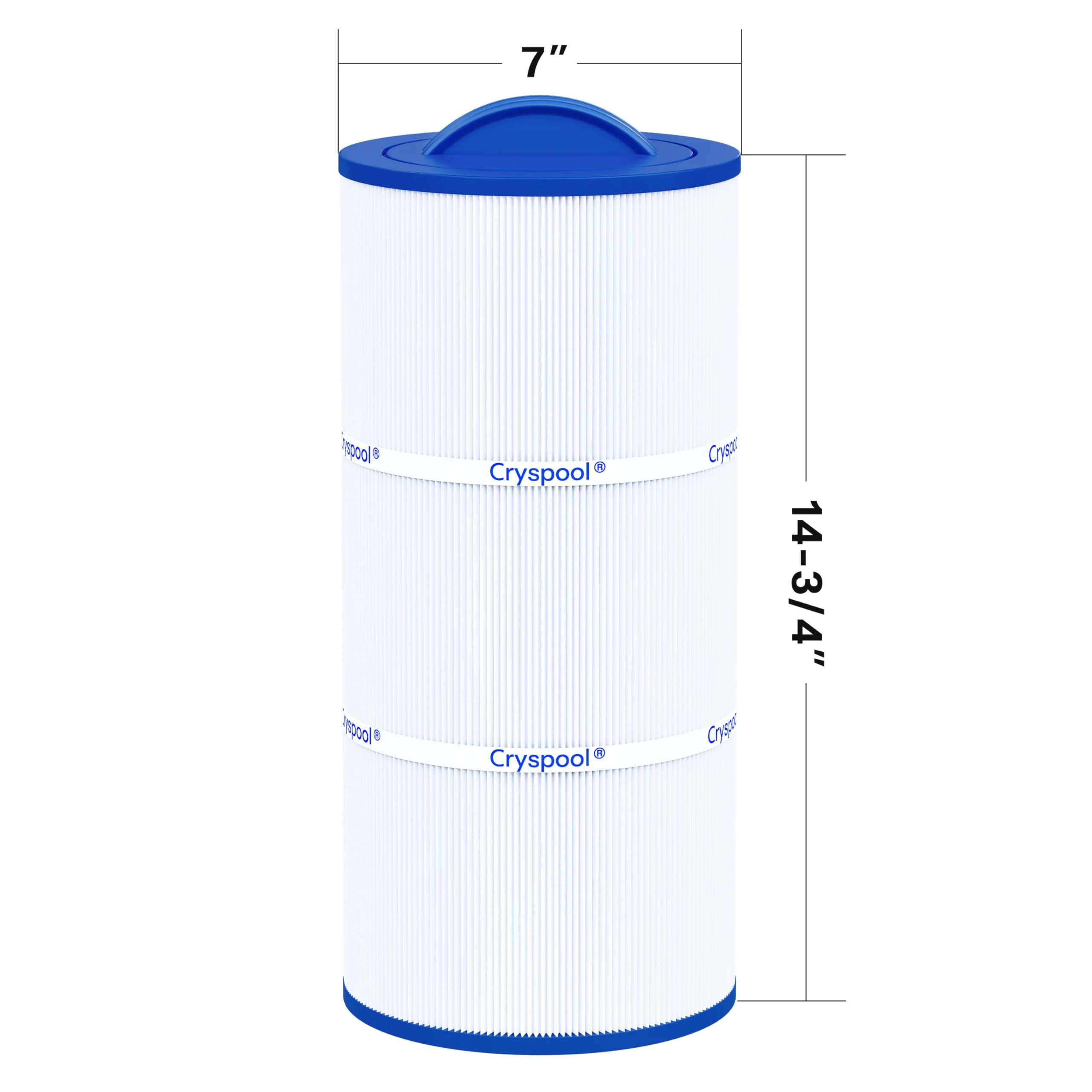 Cryspool® 07043 Filter Compatible with Caldera 75, C-7375, 1019301, 73531, PCD75N, FC-3964, 75 Sq. Ft Spa Filter Cartridge, 1 Pack - Image 6