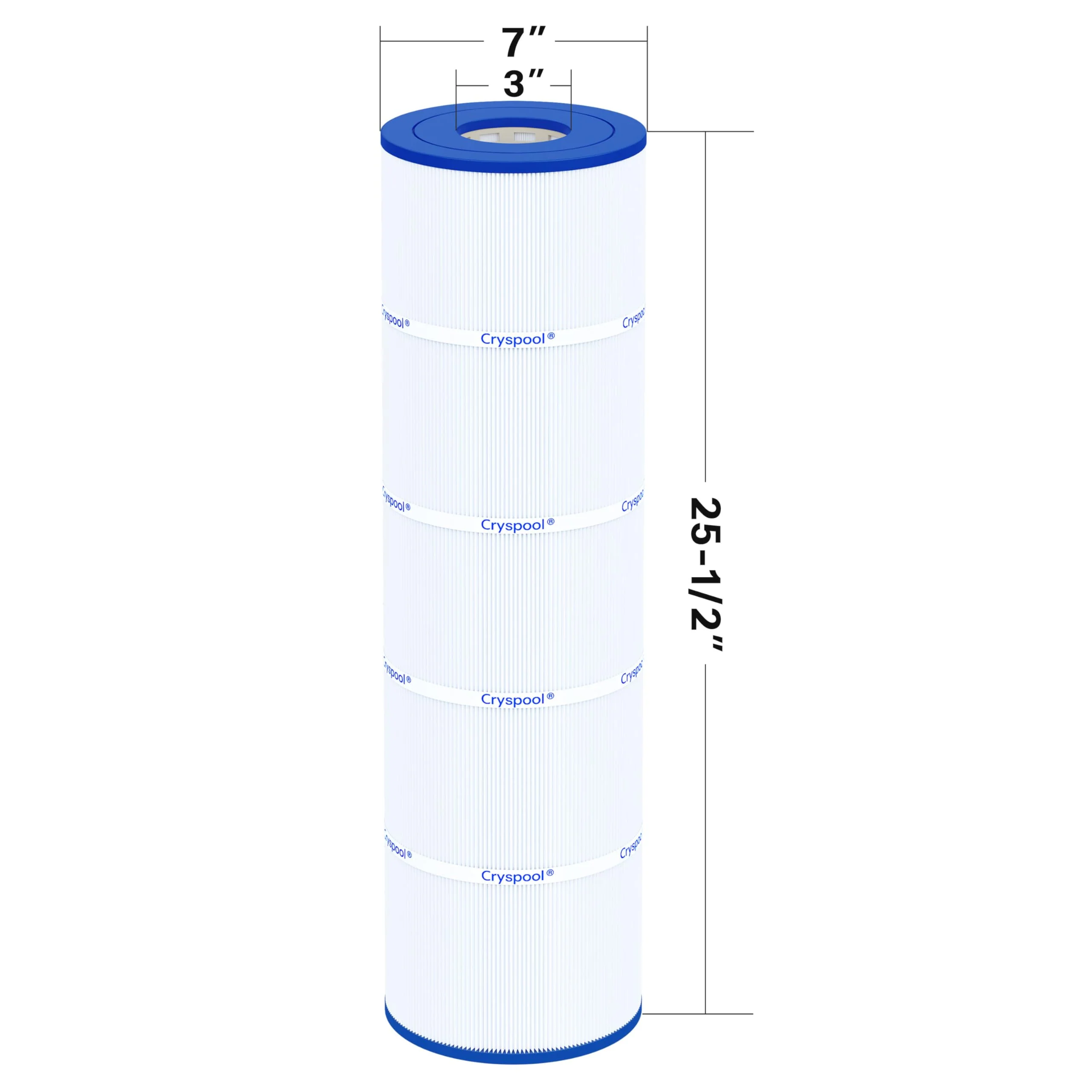 Cryspool® 07072 Filter Compatible with CX880XRE, SwimClear C4030, C4025, C4020, PA106-PAK4, C-7488, FC-1226, 4×106 Sq. Ft Pool Filter Cartridge, 4 Pack - Image 6
