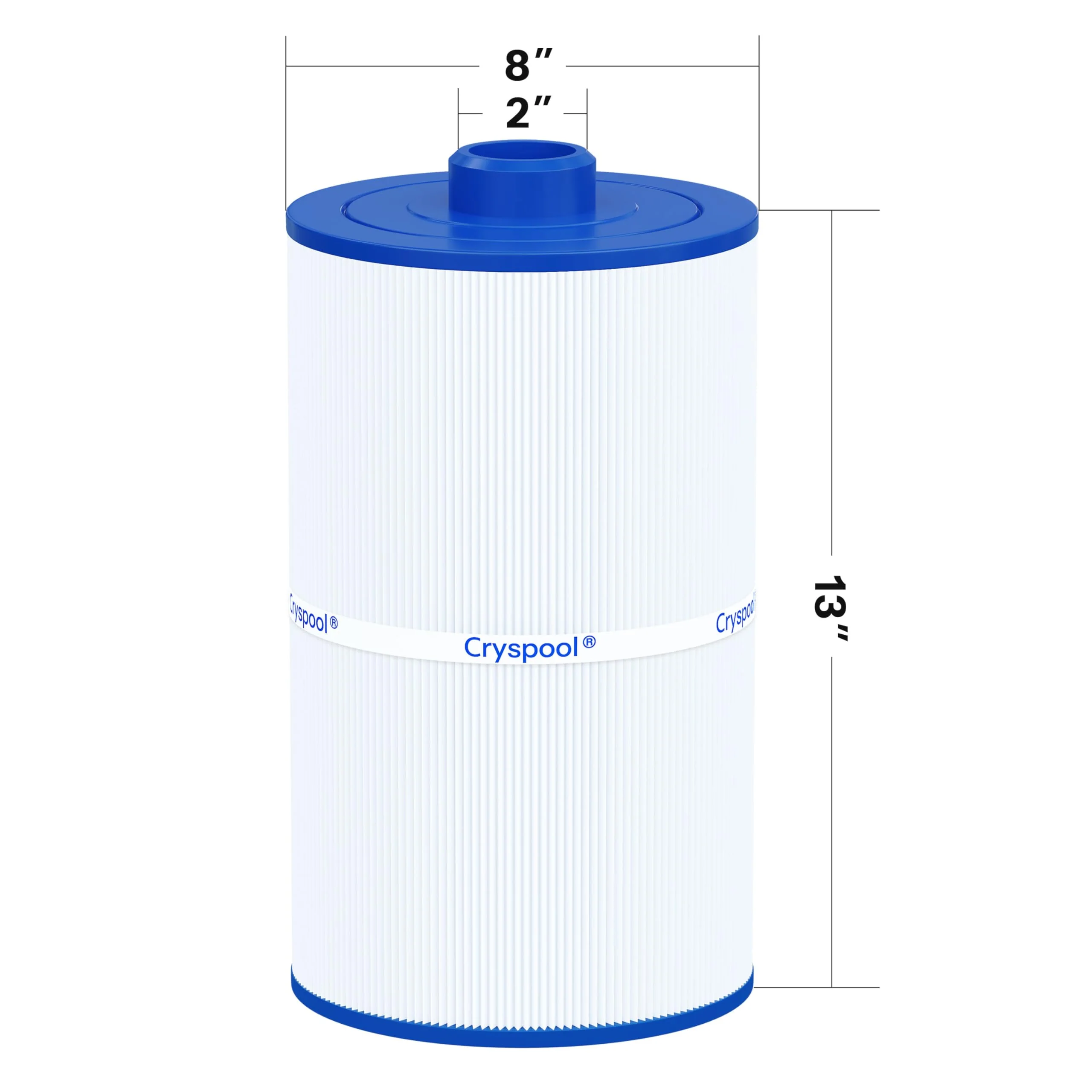 Cryspool® 08008 Filter Compatible with PCS75N, Maax Spas, 100594, C-8475, FC-3320, 75 Sq. Ft Spa Filter Cartridge, 1 Pack - Image 6
