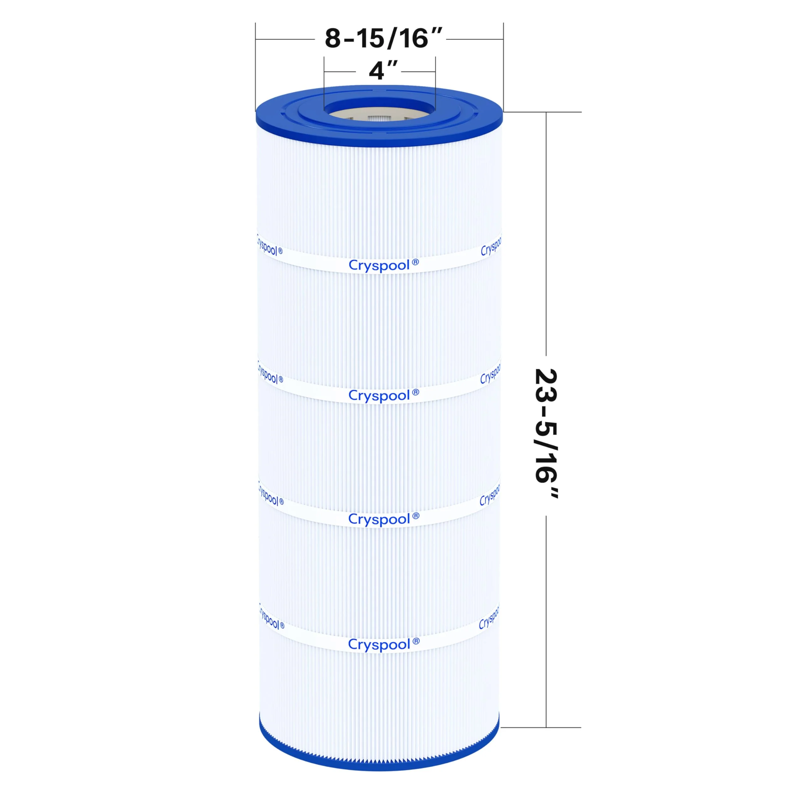 Cryspool® 08055 Filter Compatible with C1200, CX1200RE, Clearwater II 125, PA120, C-8412, FC-1293, 817-0125N, 120 Sq. Ft Pool Filter Cartridge, 2 Pack - Image 7
