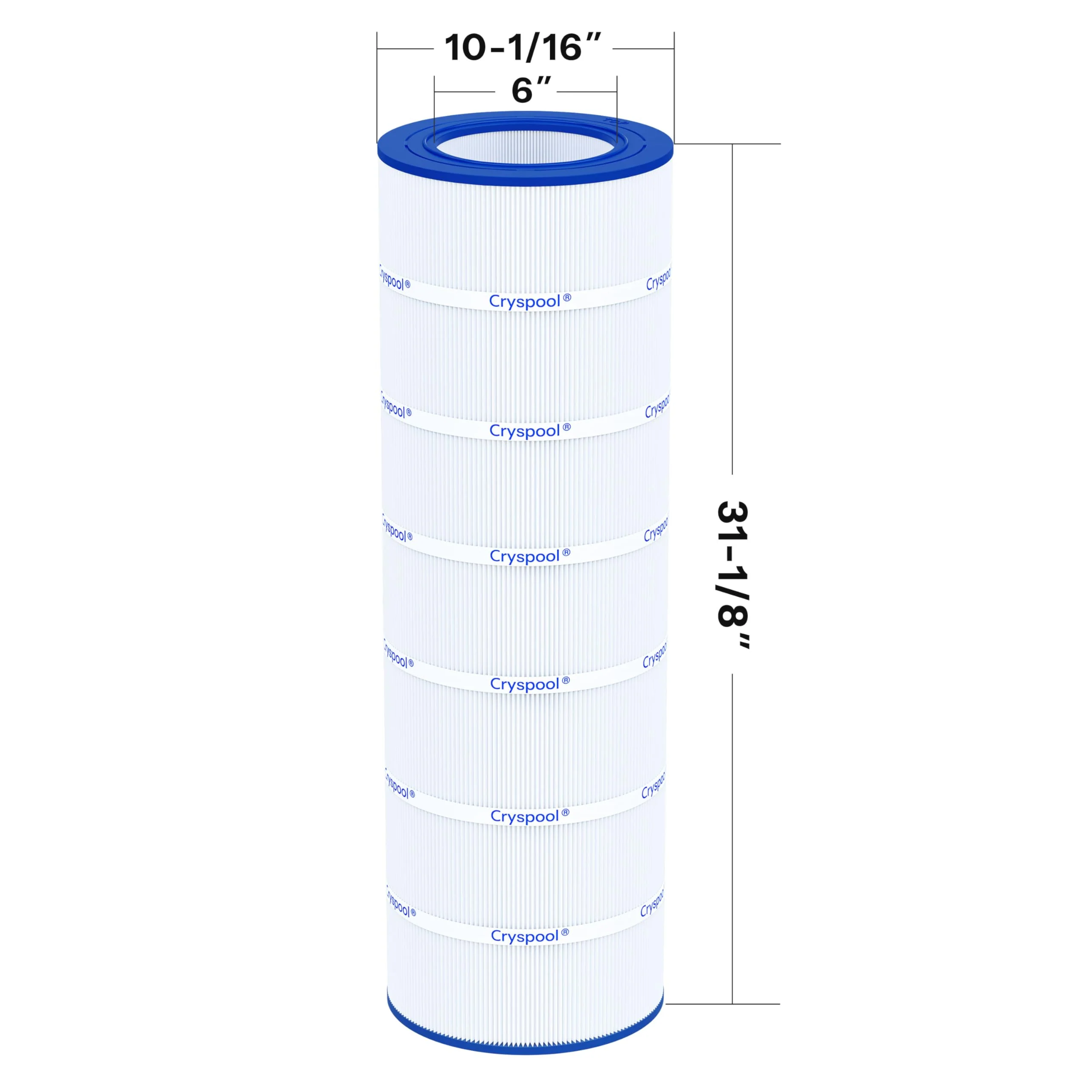 Cryspool® 09032 Compatible with Clean & Clear 200, CC200, PAP200, R173217, C-9419, FC-0688, 59054400, Aladdin 29902, 200 Sq. Ft Pool Filter Cartridge, 1 Pack - Image 5