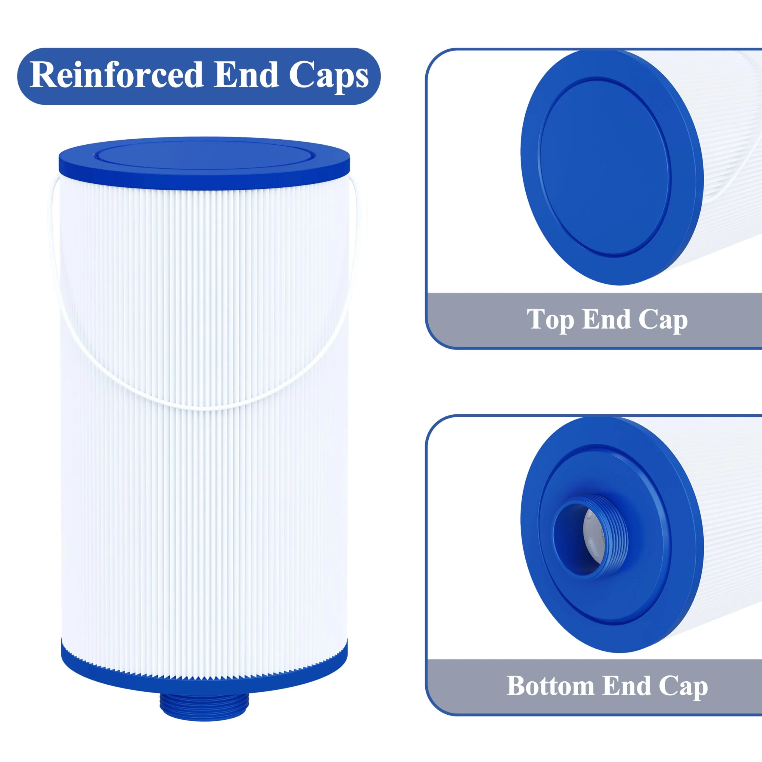 Cryspool® 2402 Filter Compatible with Watkins 303279, FC-2402, Free Flow and Lifesmart Hot Tub Filter, 1 1/2" Finer Thread Spa Filter Cartridge, 1 Pack - Image 4