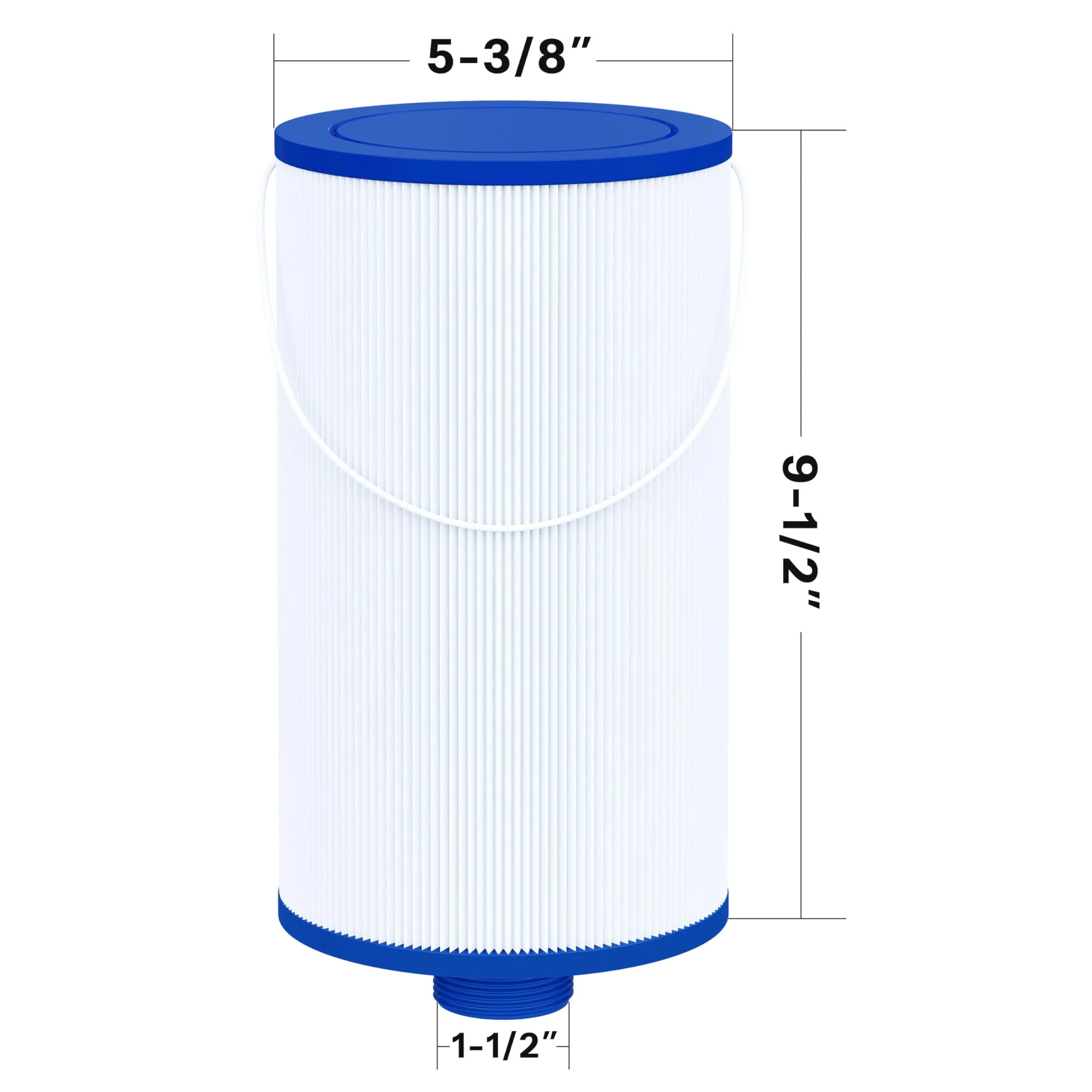 Cryspool® 2402 Filter Compatible with Watkins 303279, FC-2402, Free Flow and Lifesmart Hot Tub Filter, 1 1/2" Finer Thread Spa Filter Cartridge, 1 Pack - Image 5