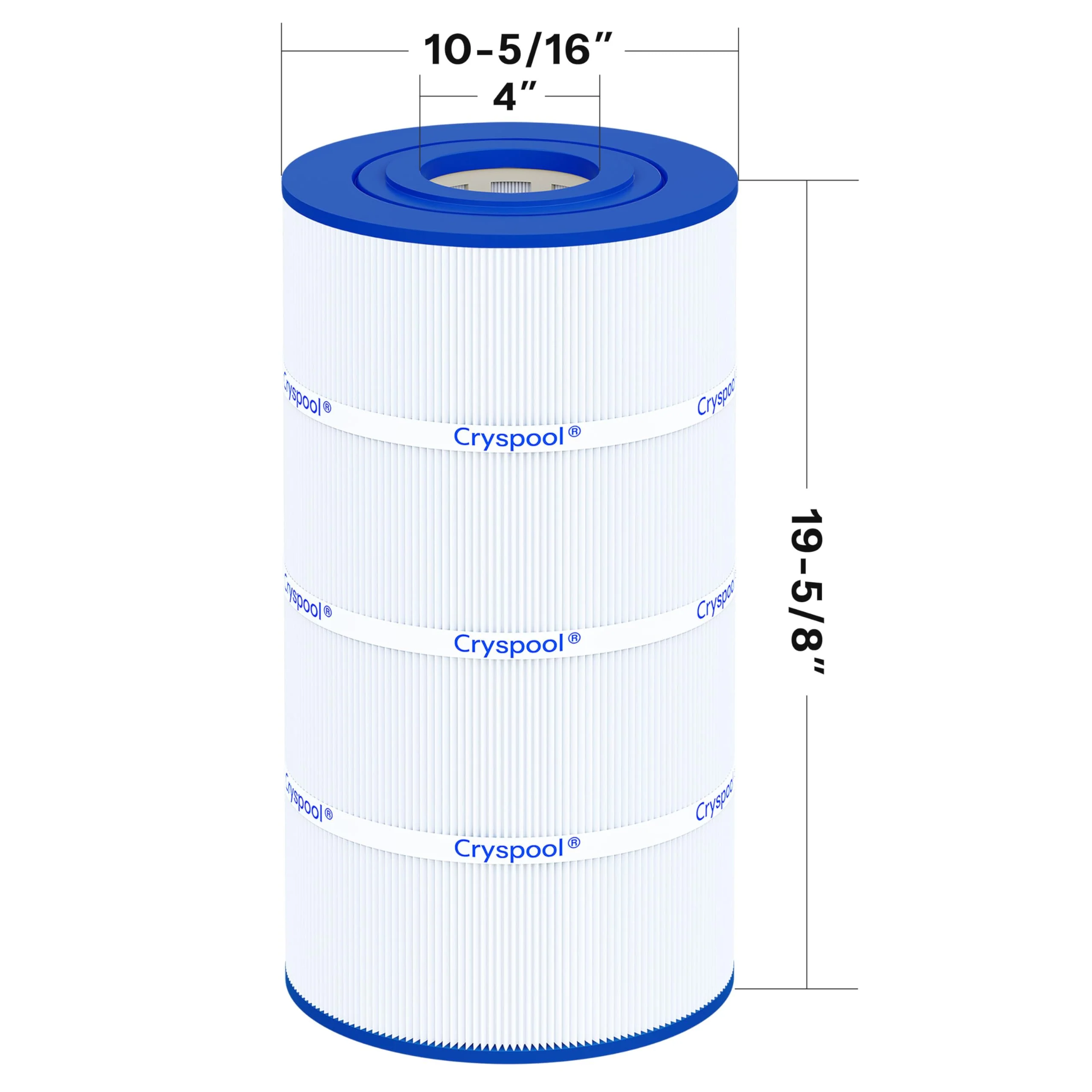 Cryspool® C100S Filter Compatible with CX100XRE, C100S, SwimClear C100S, PA100S, C-9440, 100 Sq. Ft Pool Filter Cartridge, 1 Pack - Image 6