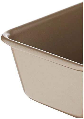 Cuisinart 9-Inch Chef's Classic Nonstick Bakeware Loaf Pan, Champagne (Pack of 2) - Image 3