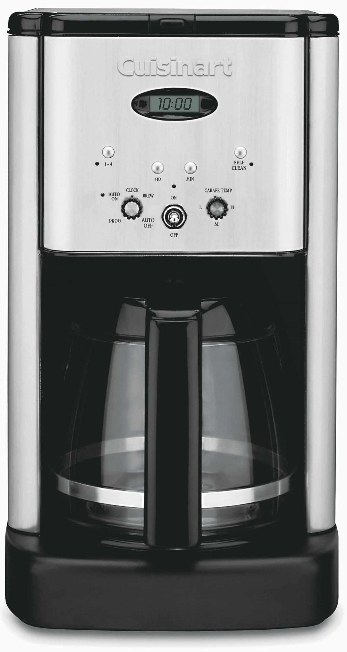 Cuisinart DCC-1200P1 Brew Central 12-Cup Programmable Coffeemaker Coffee Maker, Carafe, Brushed Chrome - Image 2
