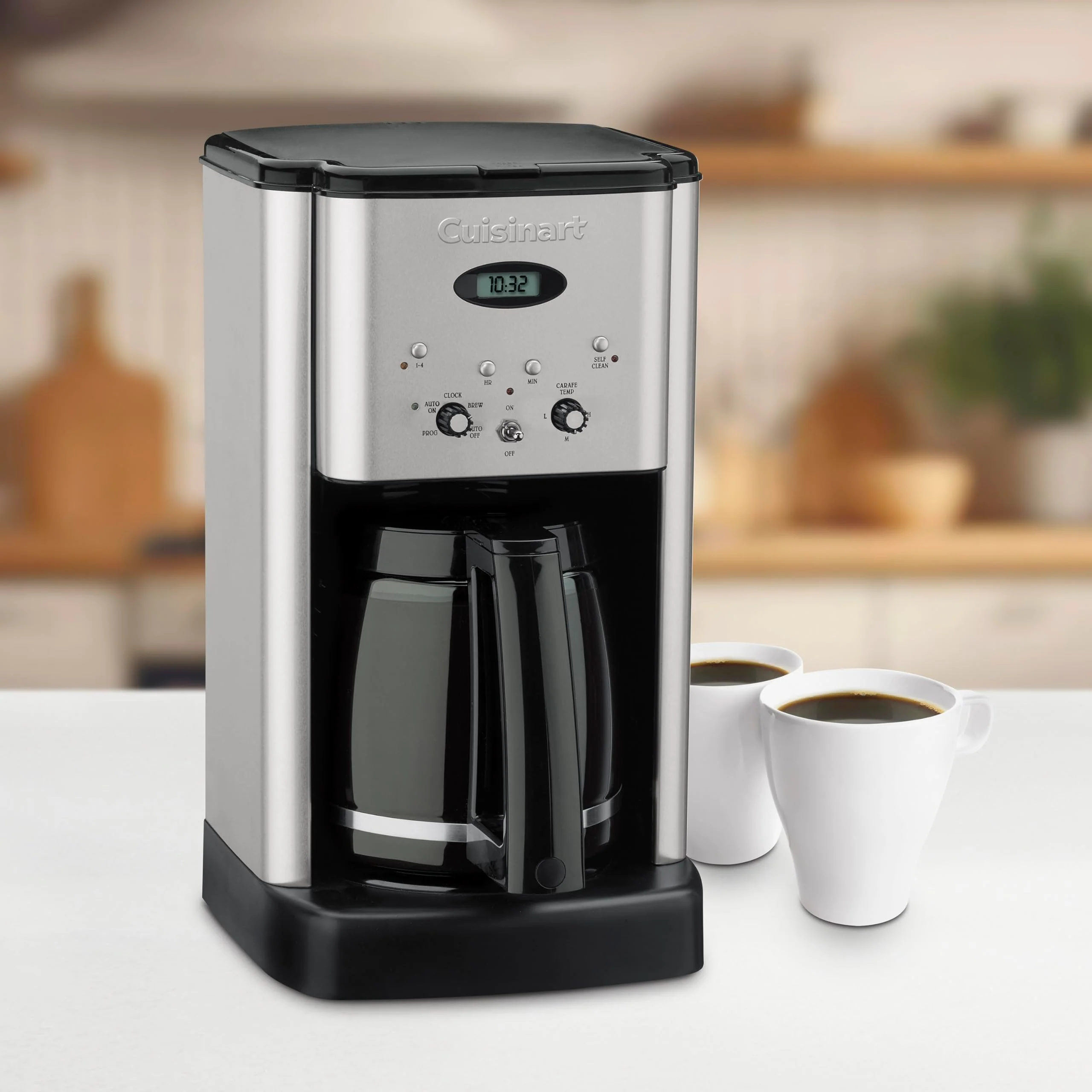 Cuisinart DCC-1200P1 Brew Central 12-Cup Programmable Coffeemaker Coffee Maker, Carafe, Brushed Chrome - Image 3