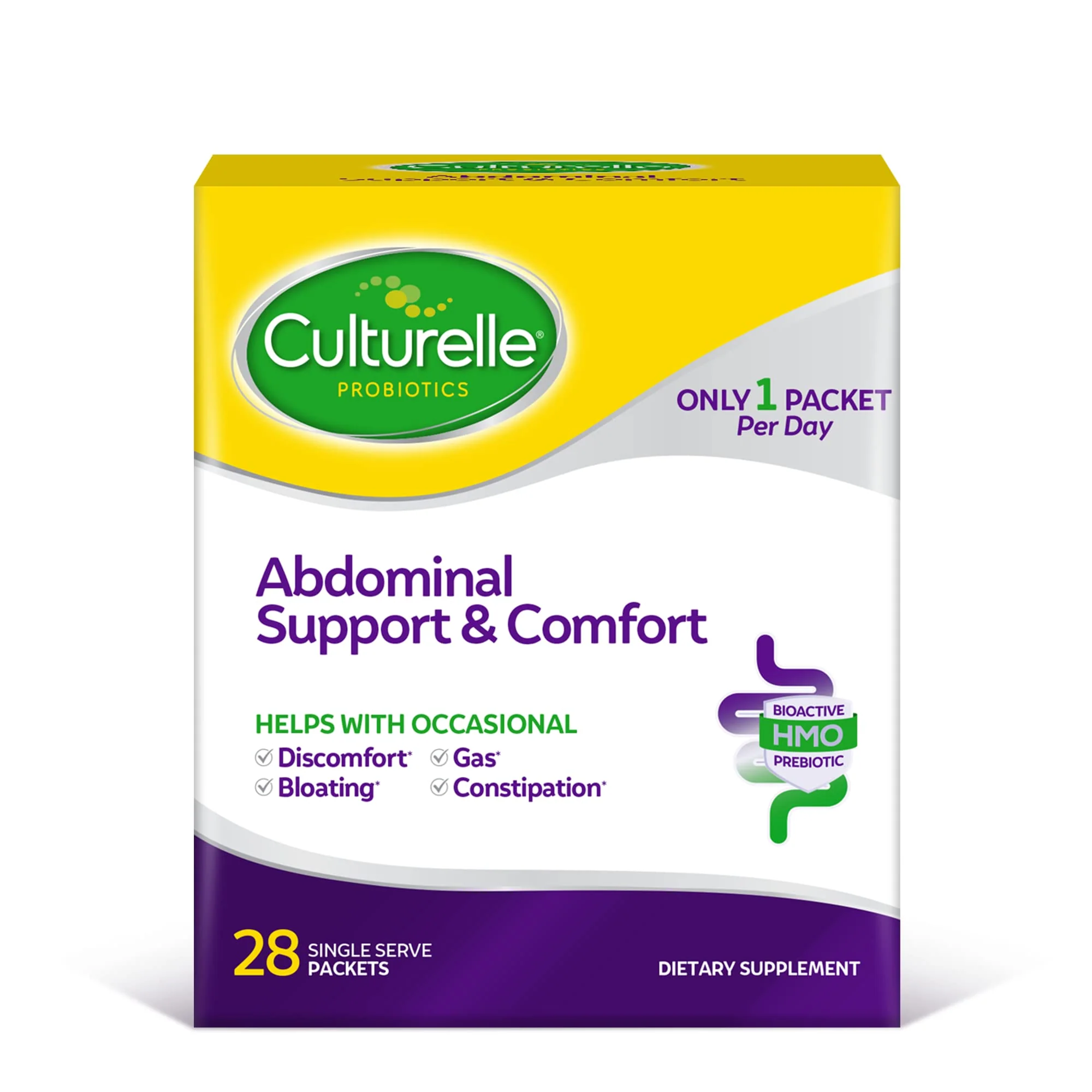 Culturelle Abdominal Support & Comfort, Daily Proactive Approach to Promote Gut Health*, Helps with Occasional Abdominal Issues, Bloating, and Gas – 28 Count(Pack of 1) - Image 2
