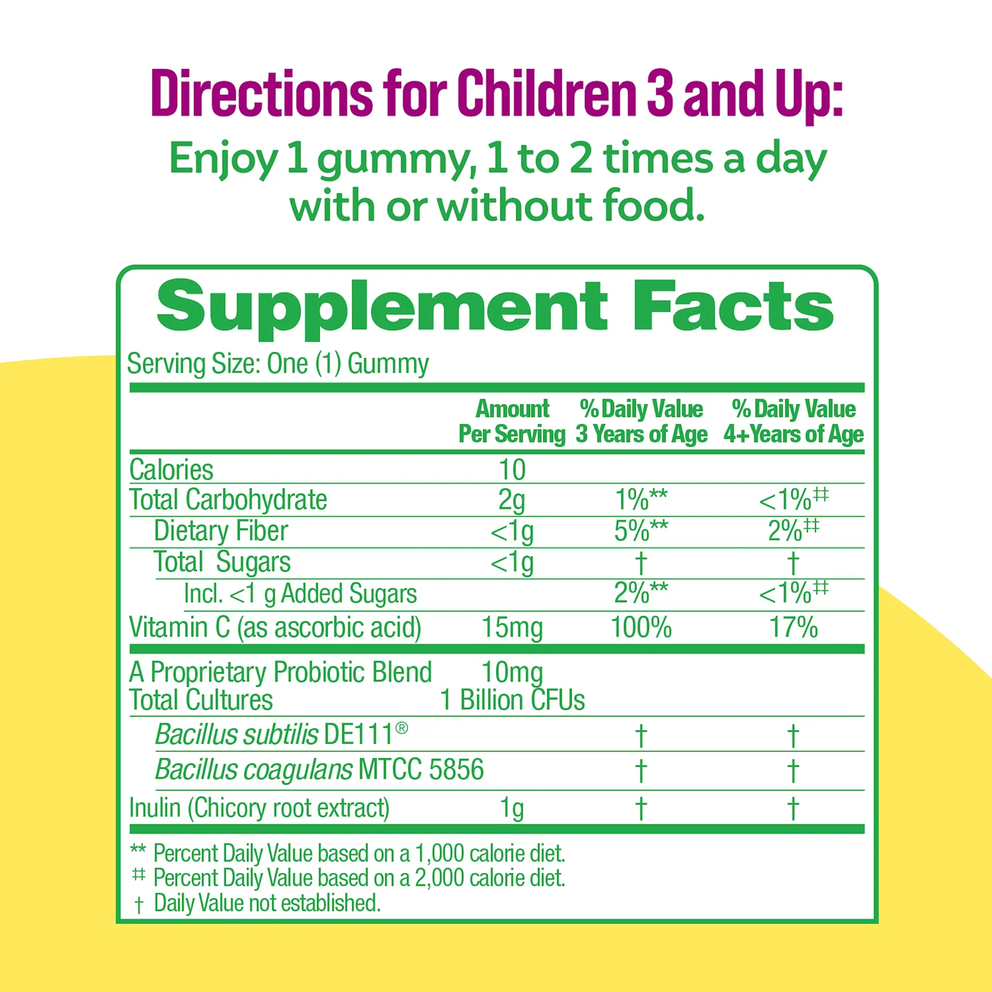 Culturelle Daily Probiotic for Kids + Veggie Fiber Gummies (Ages 3+) 30 Count Berry Flavor - Probiotics for Digestive Health & Immune Support Plus Vitamin C Kids Boost - Image 4