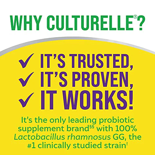 Culturelle Pro Strength Daily Probiotic, Digestive Health Capsules, Supports Occasional Diarrhea, Gas & Bloating, Gluten and Soy Free, 60 Count - Image 9