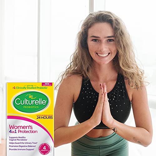 Culturelle Women’s 4-in-1 Daily Probiotic Supplements for Women - Supports Vaginal Health, Digestive Health, Immune Health, Occasional Diarrhea And Gas - Non-GMO - 30 Count - Image 2