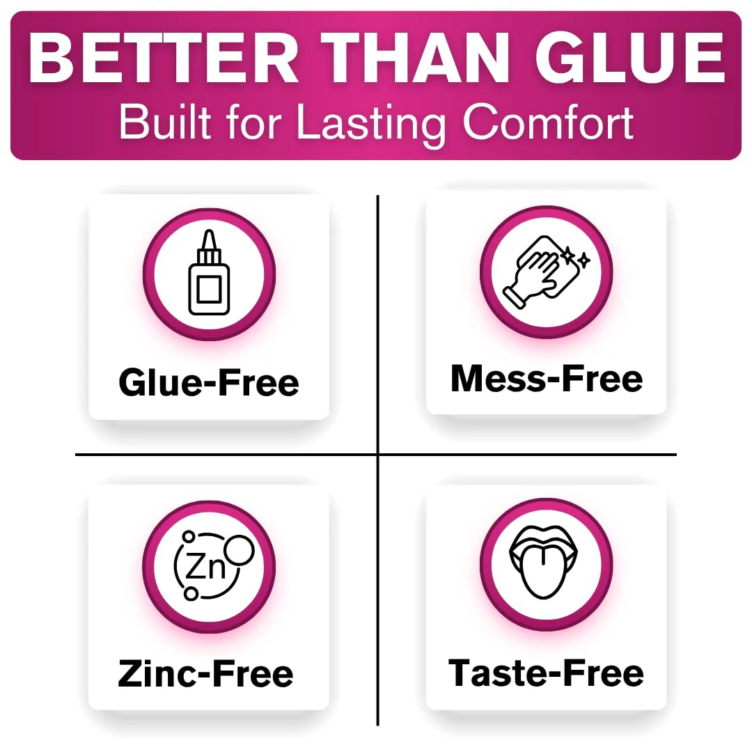 Cushion Grip Thermoplastic Denture Adhesive – Refits & Tightens Loose Dentures, Works Like a Denture Reliner for a Long-Lasting, Secure Fit & Comfort, Cushions Gums, Waterproof & Zinc-Free - 1 oz - Image 5