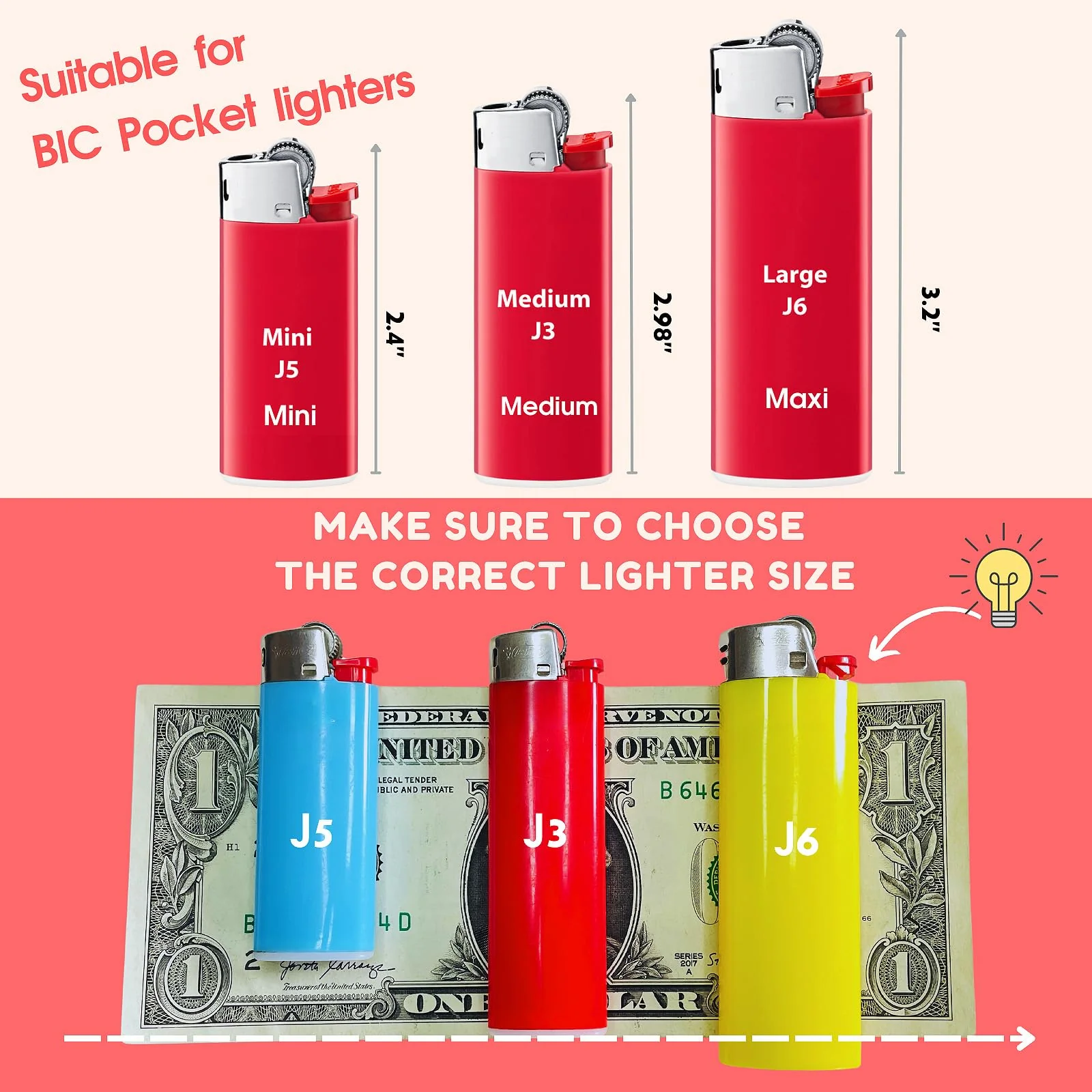 Custom Lighter Stickers with Own Pictures, Personalize Lighters PVC Film Wraps Reusable up to 3 Times - 6 Pack Upload 6 Photos Suitable for Bic Pocket Lighter Ideal for Gifts - Image 7