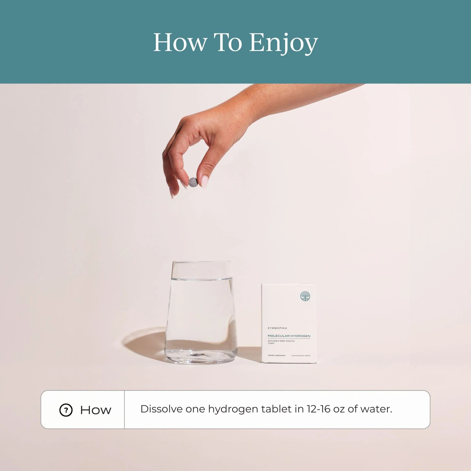 CYMBIOTIKA H2 Molecular Hydrogen Water Tablets with Magnesium, Energy Boost, Gluten Free, Keto Antioxidant Drink, Fast Dissolving Supplements, Helps Fight Inflammation & Stress 30 Tablets, 12 ppm - Image 5