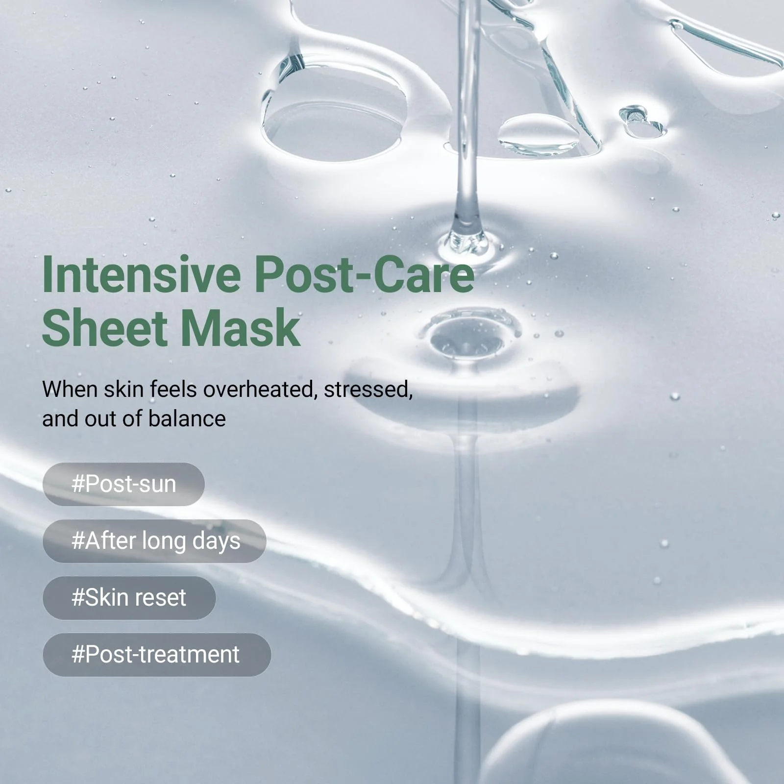 DA EFFECT Cooling Treatment Sheet Mask – Skin Protection & Barrier Repair Care for Stressed, Irritated Skin | Post-Treatment Care | Calming, Hydrating Face Mask | 25g x 5 Sheets - Image 3