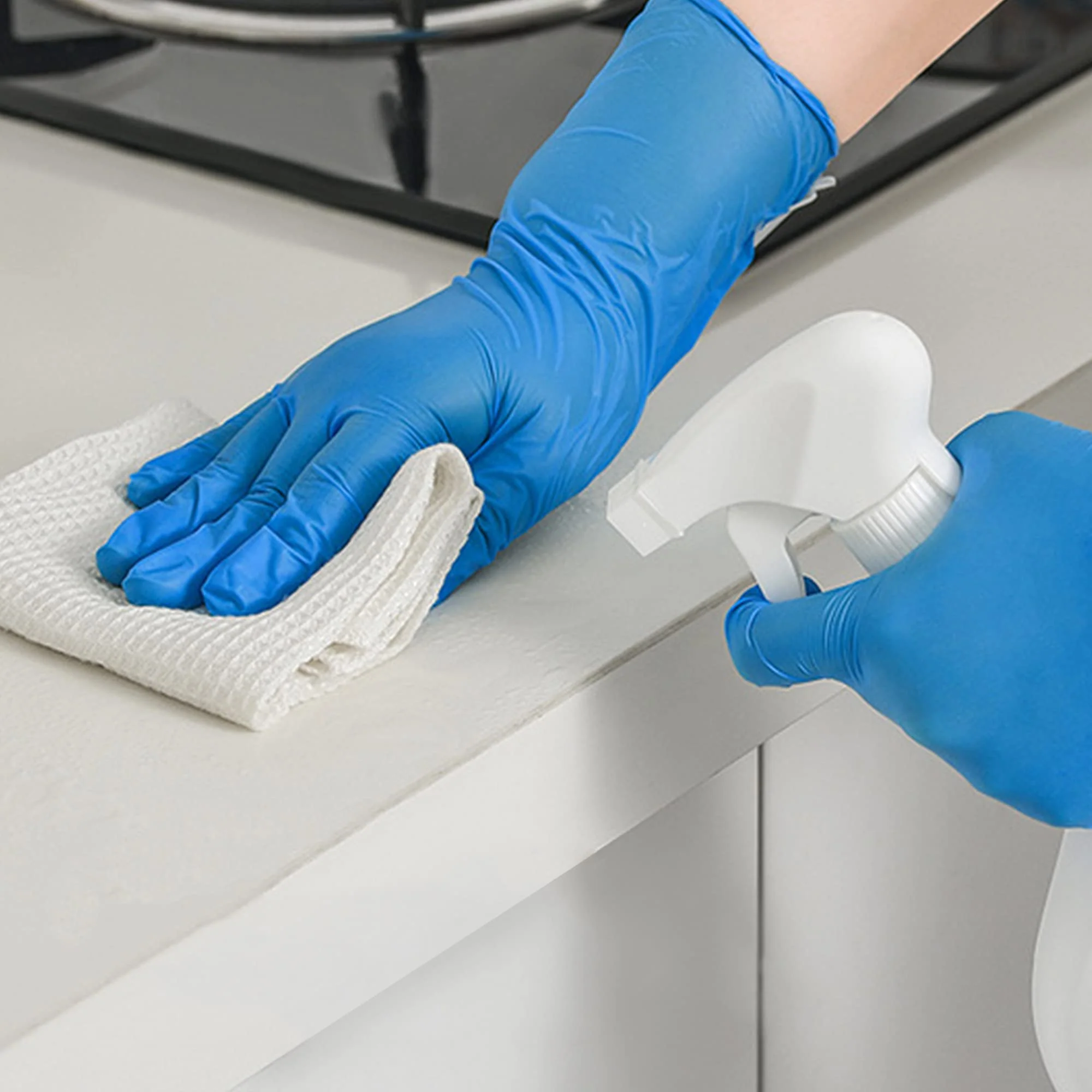 Daddy's Choice Small Nitrile Gloves Disposable Blue, No Latex, No Powder, Safe Working Gloves, 100pcs (Size Small) - Image 5