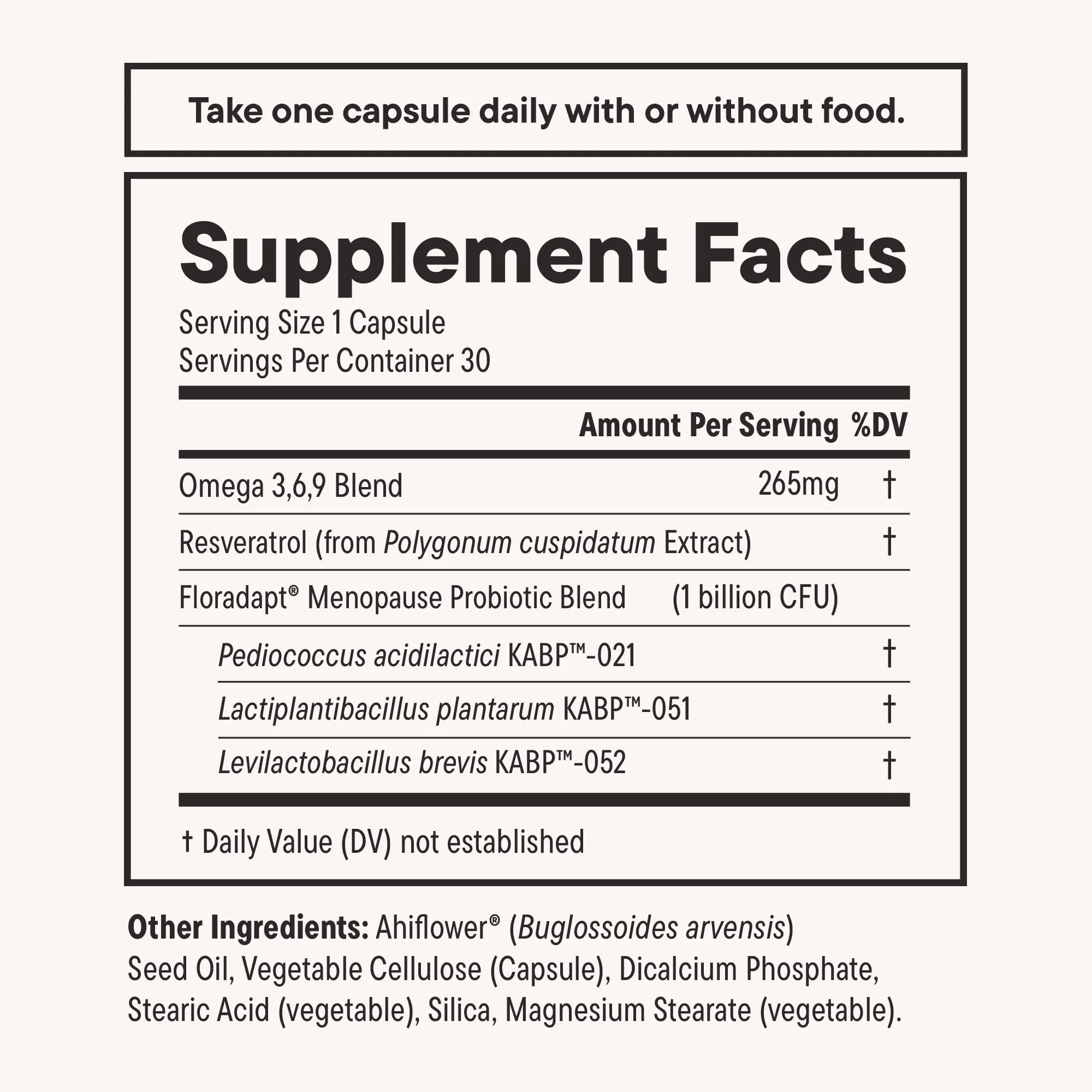 Daily Nouri Menopause Probiotics for Women | Hormonal Balance, Hot Flashes, Night Sweats & Gut Health | 3 Clinically Studied Strains + Resveratrol & Omega | 60-Day Supply - Image 2