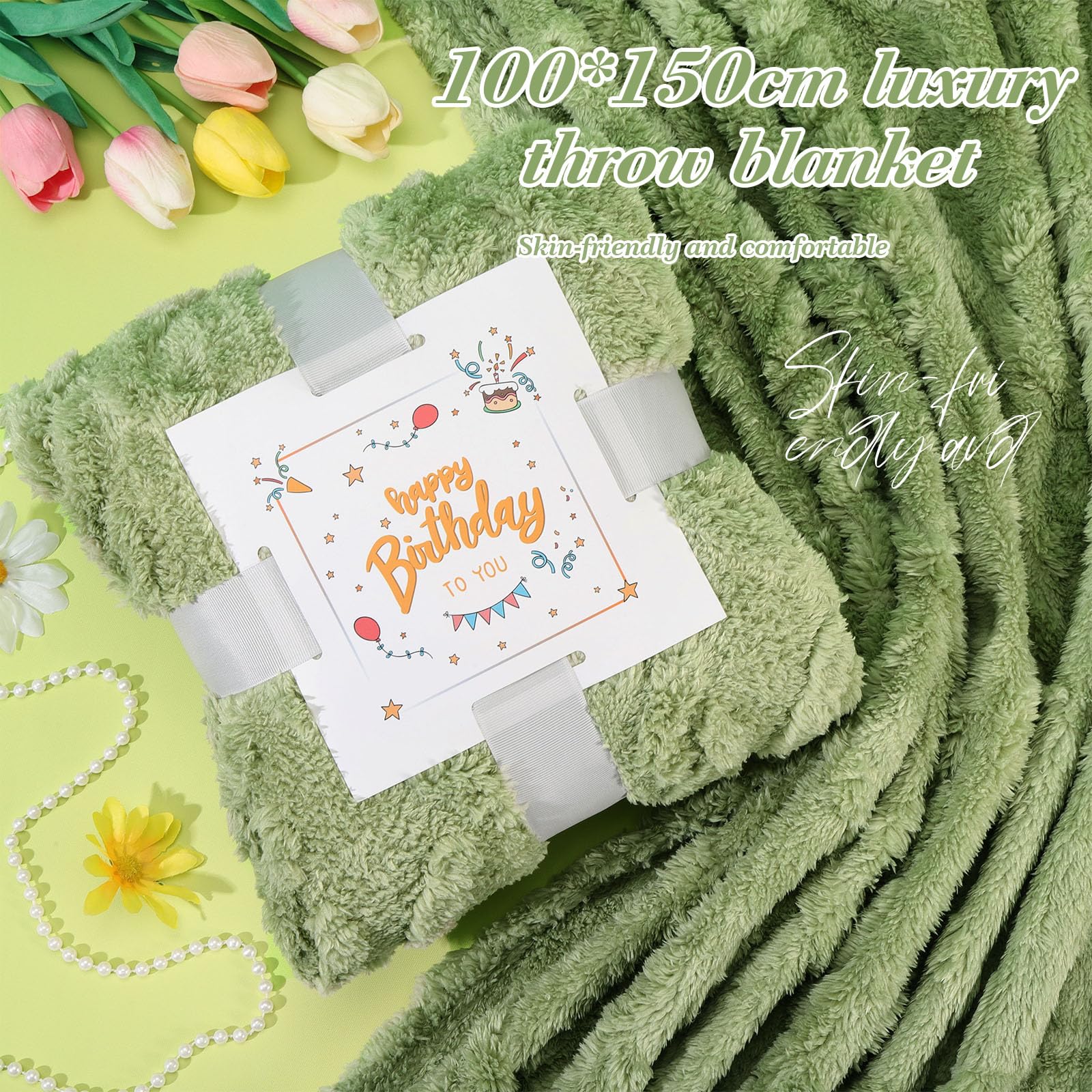 Daisy Birthday Gifts for Women Self Care Gifts Spa Gift Baskets for Women, Happy Birthday Gift Box for Mom Daughter Sister Girlfriend Best Friend,Thinking of You Get Well Gift for Her - Image 8