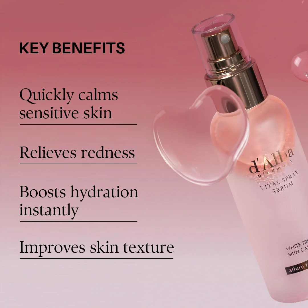 d'Alba Official White Truffle Spray Serum, 3 Solutions, Gift Set (1.76 fl oz (52 ml) x 3ea), Stocking Stuffers, Vegan Skin Care, Glow Serum for Radiant Skin, All In One Mist, Korean Skin Care - Image 4