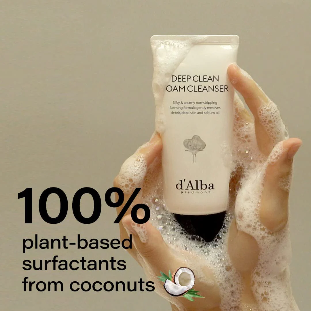 d'alba Piedmont Italian White Truffle Deep Foam Cleanser, Vegan Skincare, Gentle Foam Cleanser with White Truffles for All Skin Types, Safe for Sensitive Skin, Hypoallergenic - Image 4