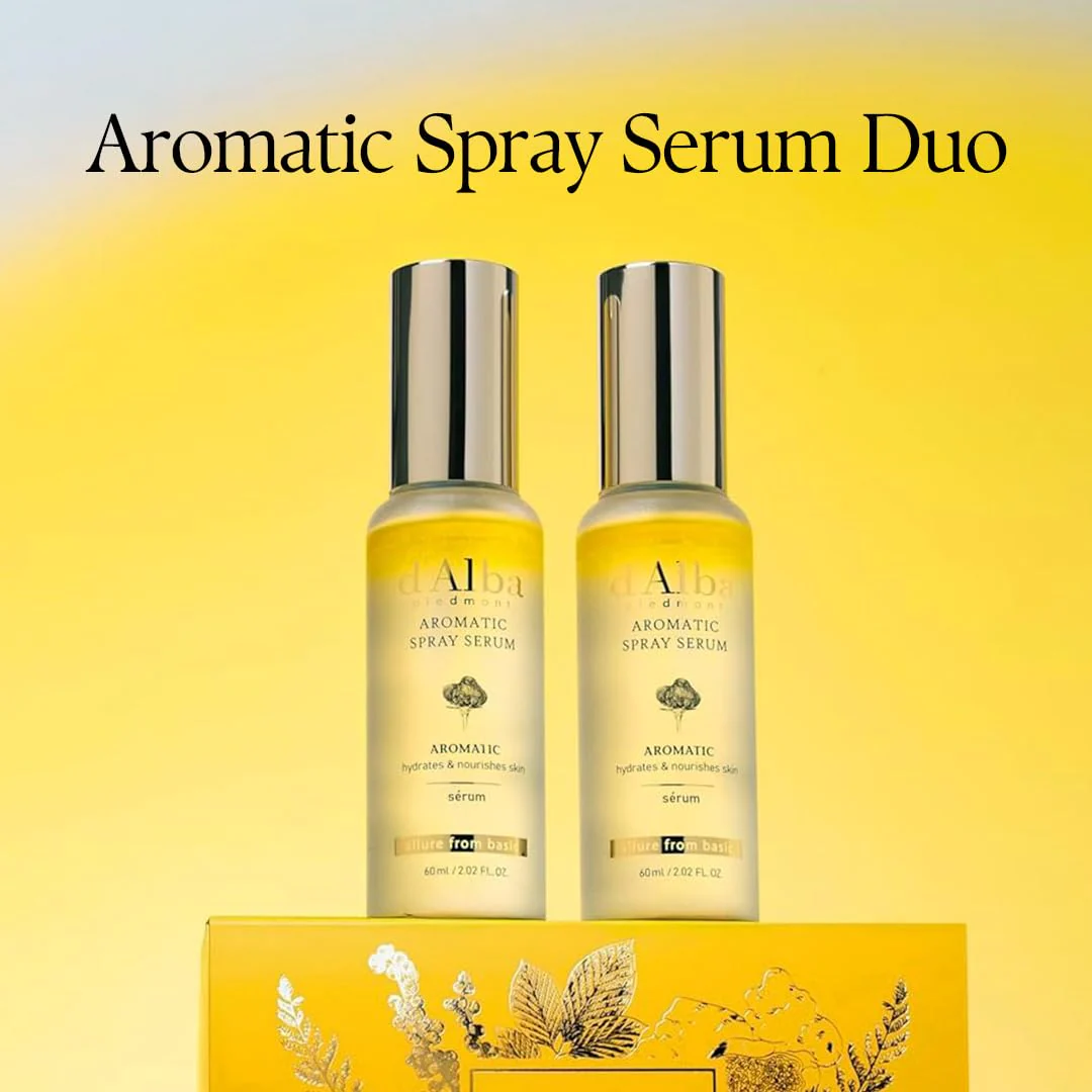d'alba Piedmont White Truffle Vegan Gift Set, 2 bottles First Aromatic Spray Serum, Deep Hydration & Antioxidant Care, Vegan Facial Mist - Image 9