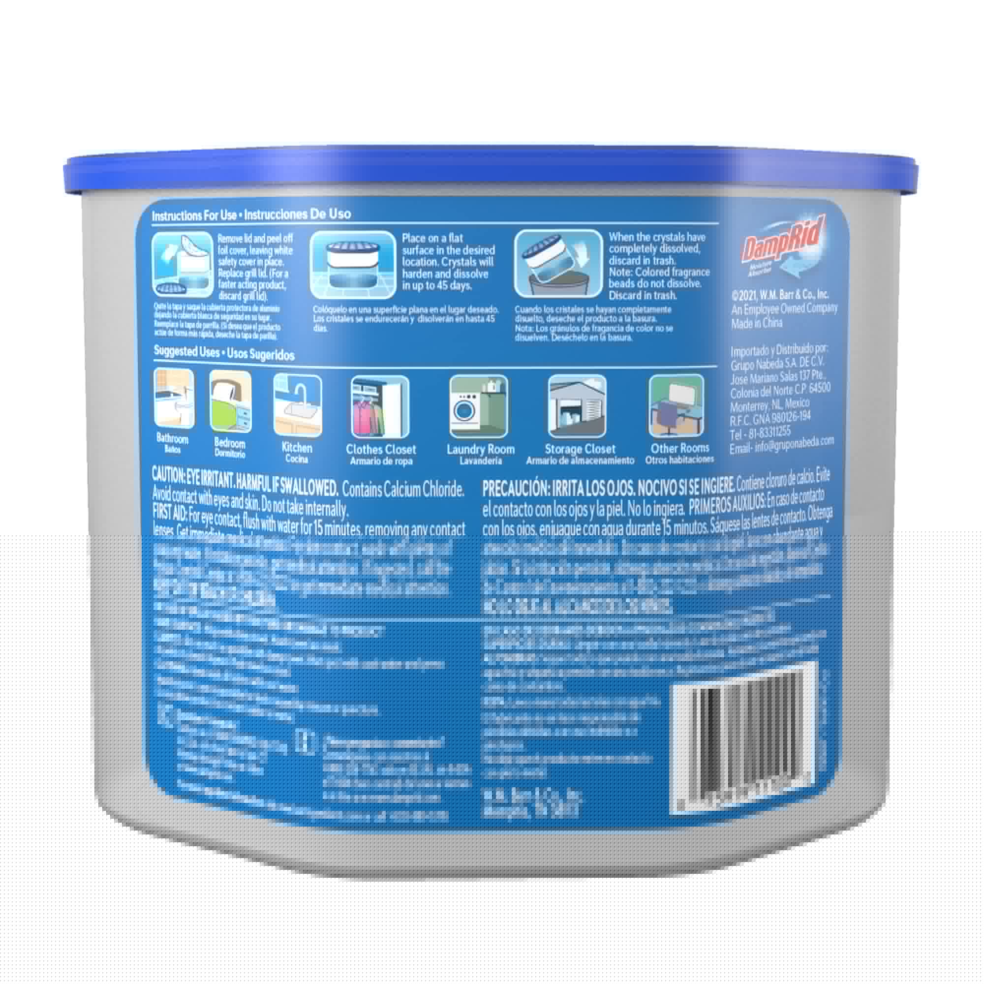 DampRid Fresh Scent Disposable Moisture Absorber, 10.5 oz., 3 Pack - Attracts & Traps Excess Moisture, Eliminates Musty Odors, Creates Fresher, Cleaner Air, White - Image 10