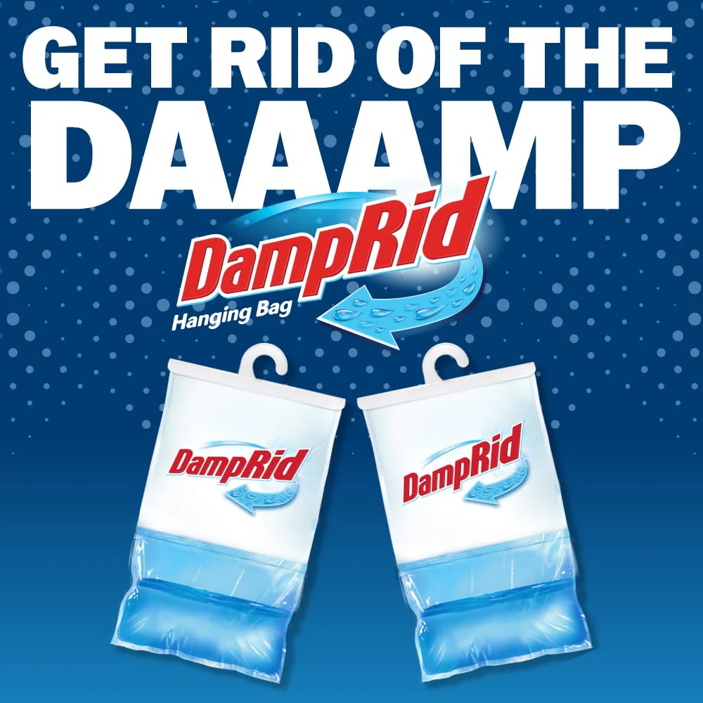 DampRid Fresh Scent Hanging Moisture Absorber, 15.4 oz., 6 Pack - Eliminates Musty Odors for Fresher, Cleaner Air, Ideal Moisture Absorbers for Closet, 10% More Moisture Absorbing Power* - Image 2