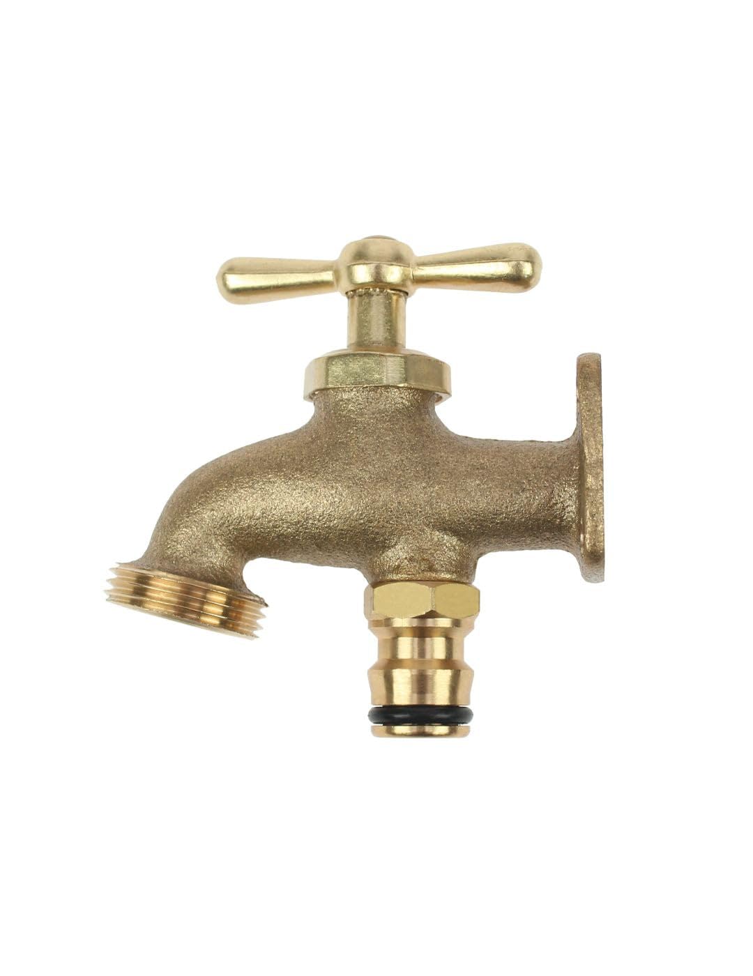 Darlac Take Anywhere Outside Tap, Portable Outdoor Water Tap for Gardens, Solid Brass ¾ BSP Thread, Mobile Water Access for Gardening and Allotments, Ref. DW420, Plumbing-Free Hose Compatible Design