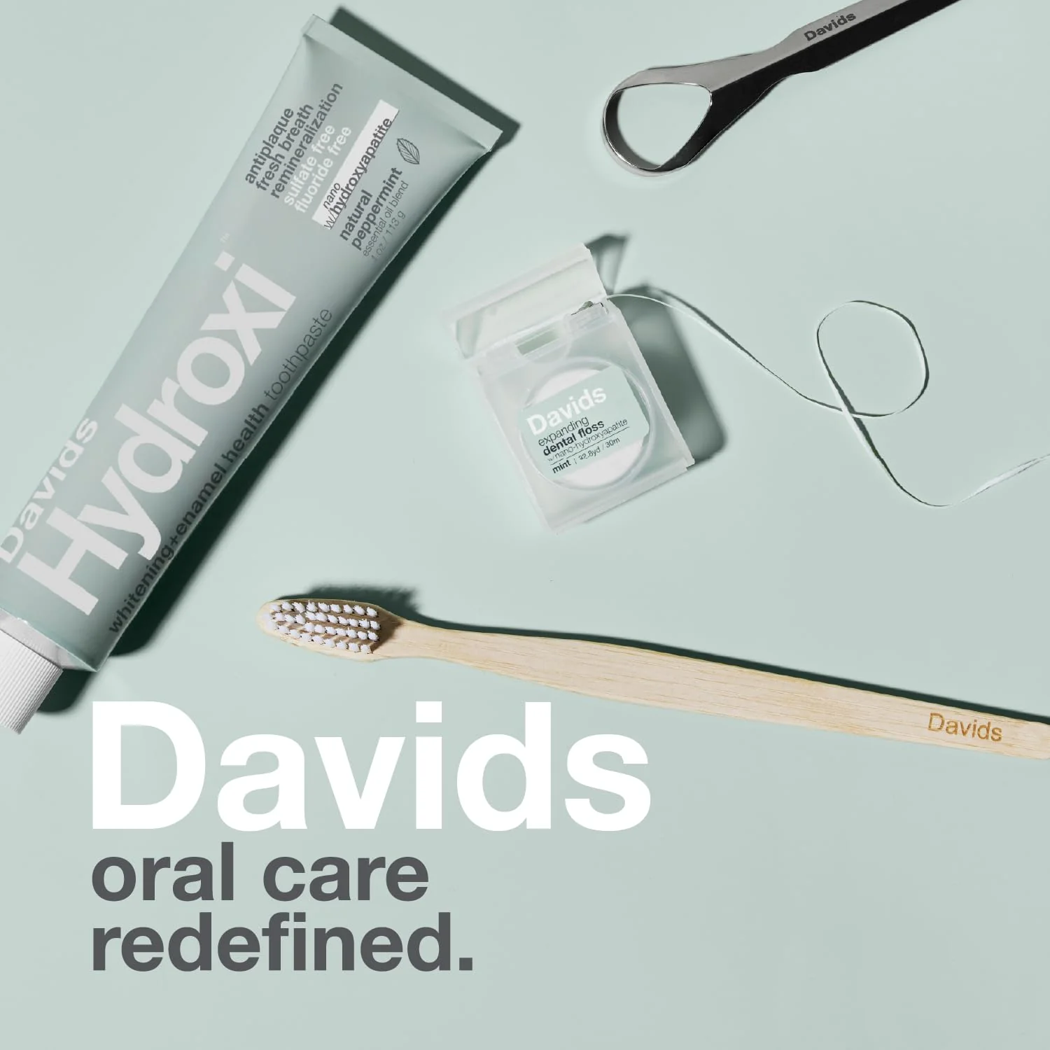 Davids Hydroxi Fluoride Free Nano Hydroxyapatite Whitening + Enamel Health Toothpaste, Antiplaque, Fresh Breath, Remineralizing, SLS Free, Natural Peppermint, 4 oz, Made in USA - Image 8