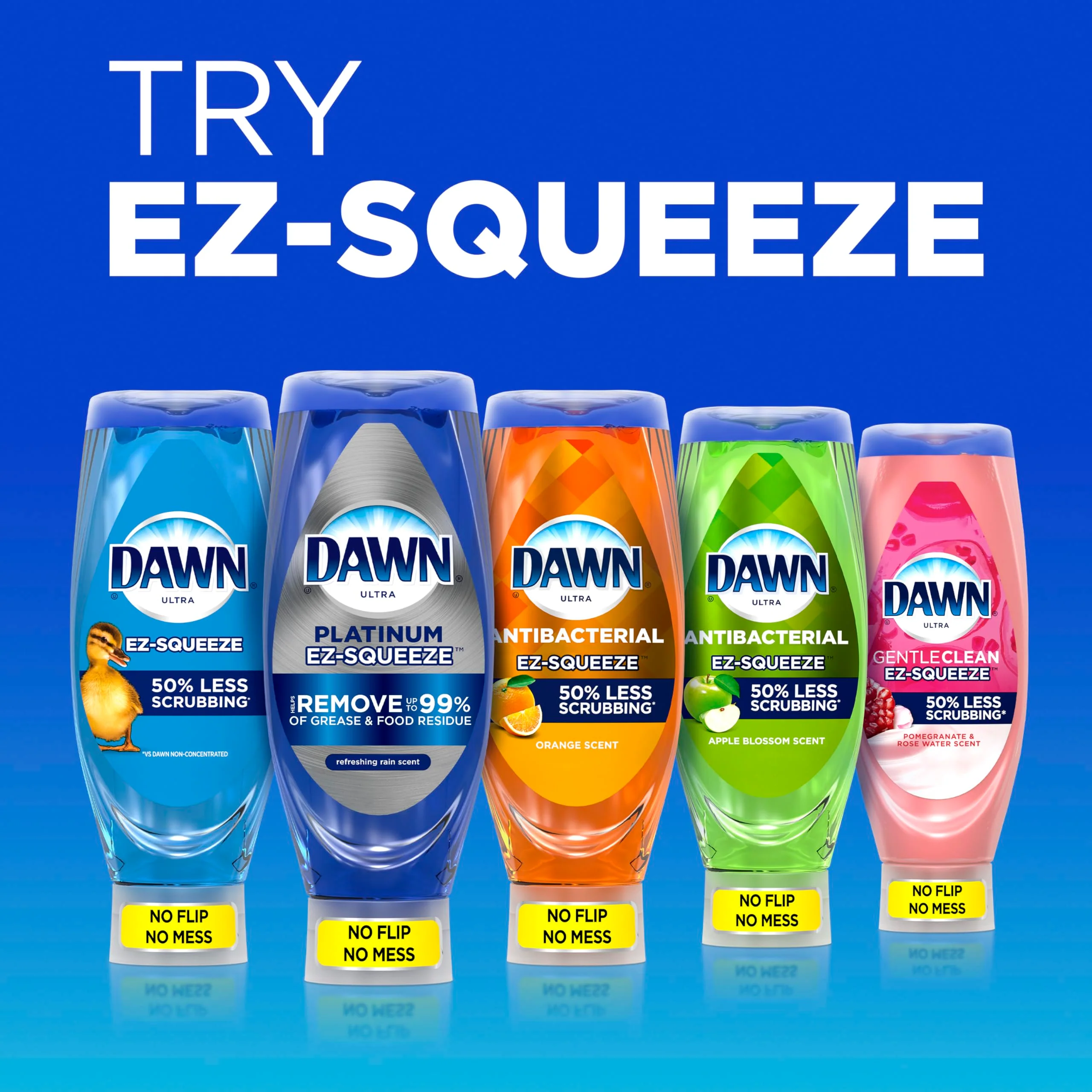 Dawn EZ-Squeeze Ultra Dish Soap, Dishwashing Liquid, Original, Dish Soap Refill, 22 fl oz - Image 8