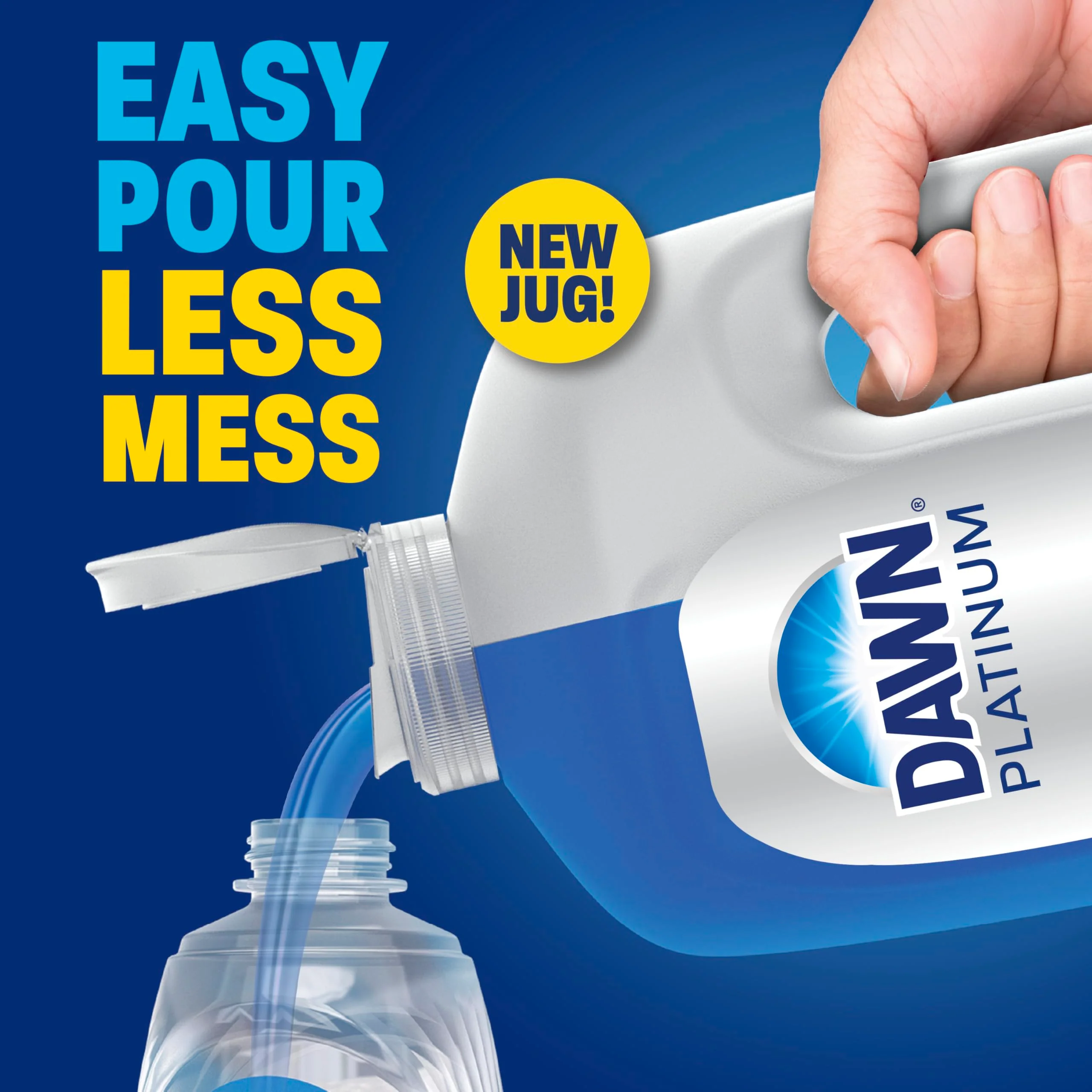 Dawn Platinum Dish Soap Fresh Rain Scent Liquid Dishwashing Detergent, Powerful Dawn Dish Soap for Tough Grease Removal, 30 oz - Image 6