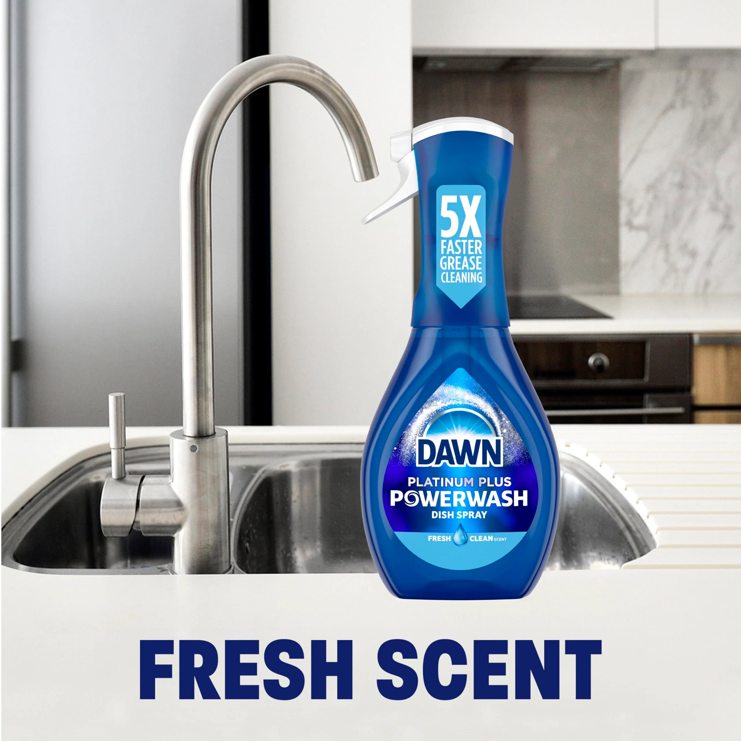 Dawn Powerwash Fresh Dish Spray, Liquid Dish Soap, Dish Soap Refill, Dish Detergent Liquid, 2 Refills, 2x21.5 Fl Oz - Image 8