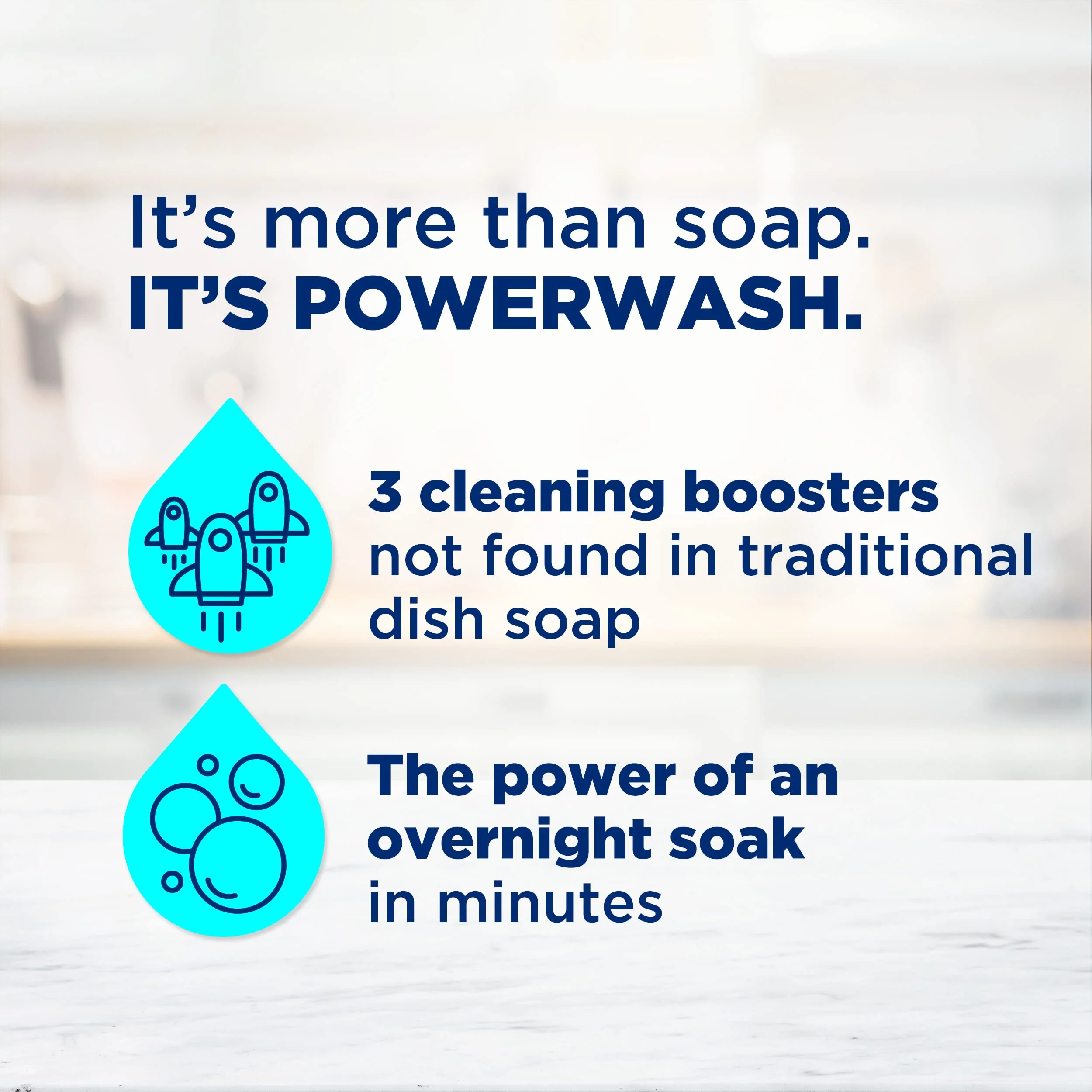 Dawn Powerwash Gain Original Dish Spray, Liquid Dish Soap, Dish Soap Refill, , 1 Starter Kit + 3 Refills, 64 Fl Oz Total (16 fl oz/bottle) - Image 3