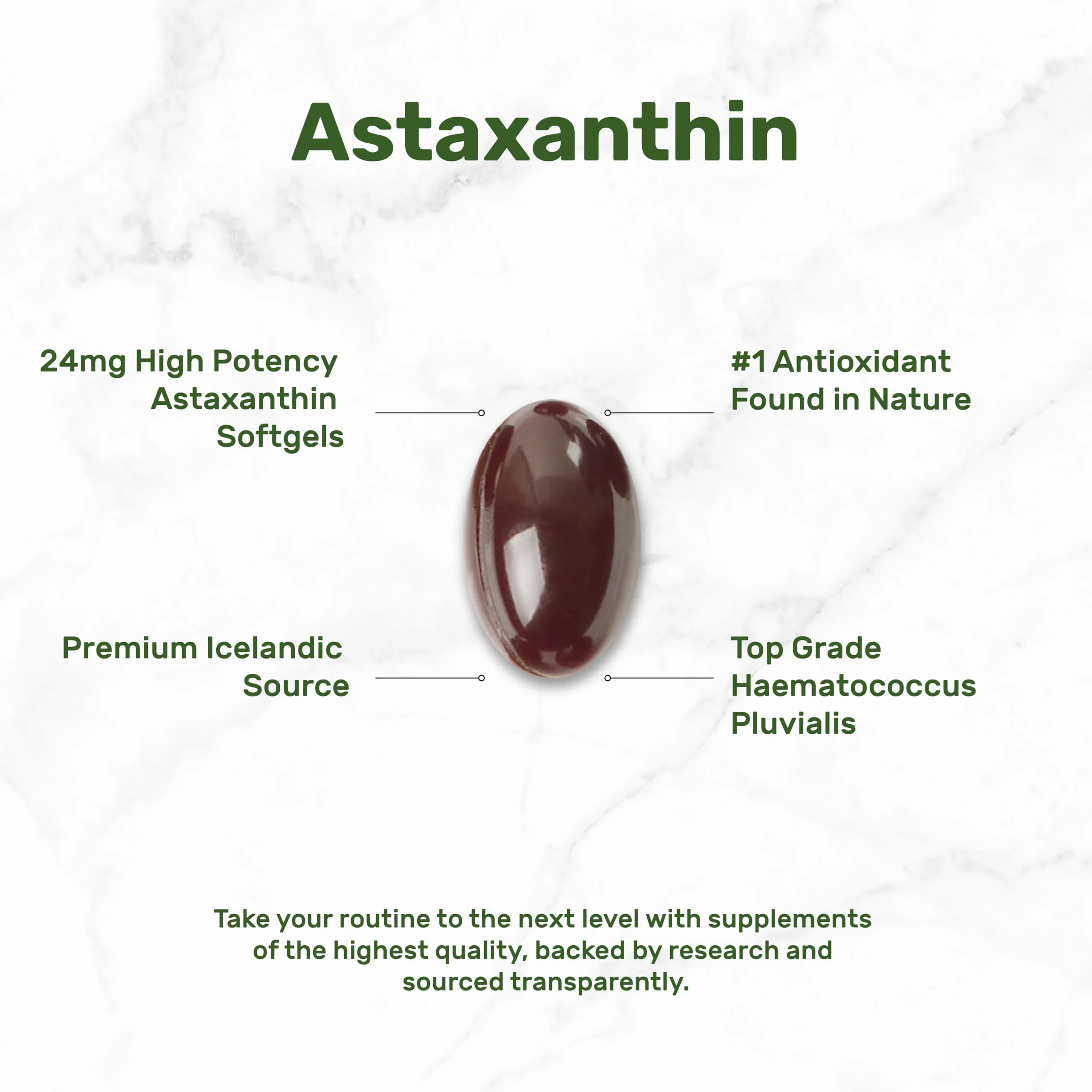 DEAL SUPPLEMENT Astaxanthin 24mg Per Serving (12mg Per Cap), 120 Softgels – Double Strength Microalgae – Antioxidant Supplements for Skin, Eyes, Joints & Immune Support – Non-GMO - Image 6