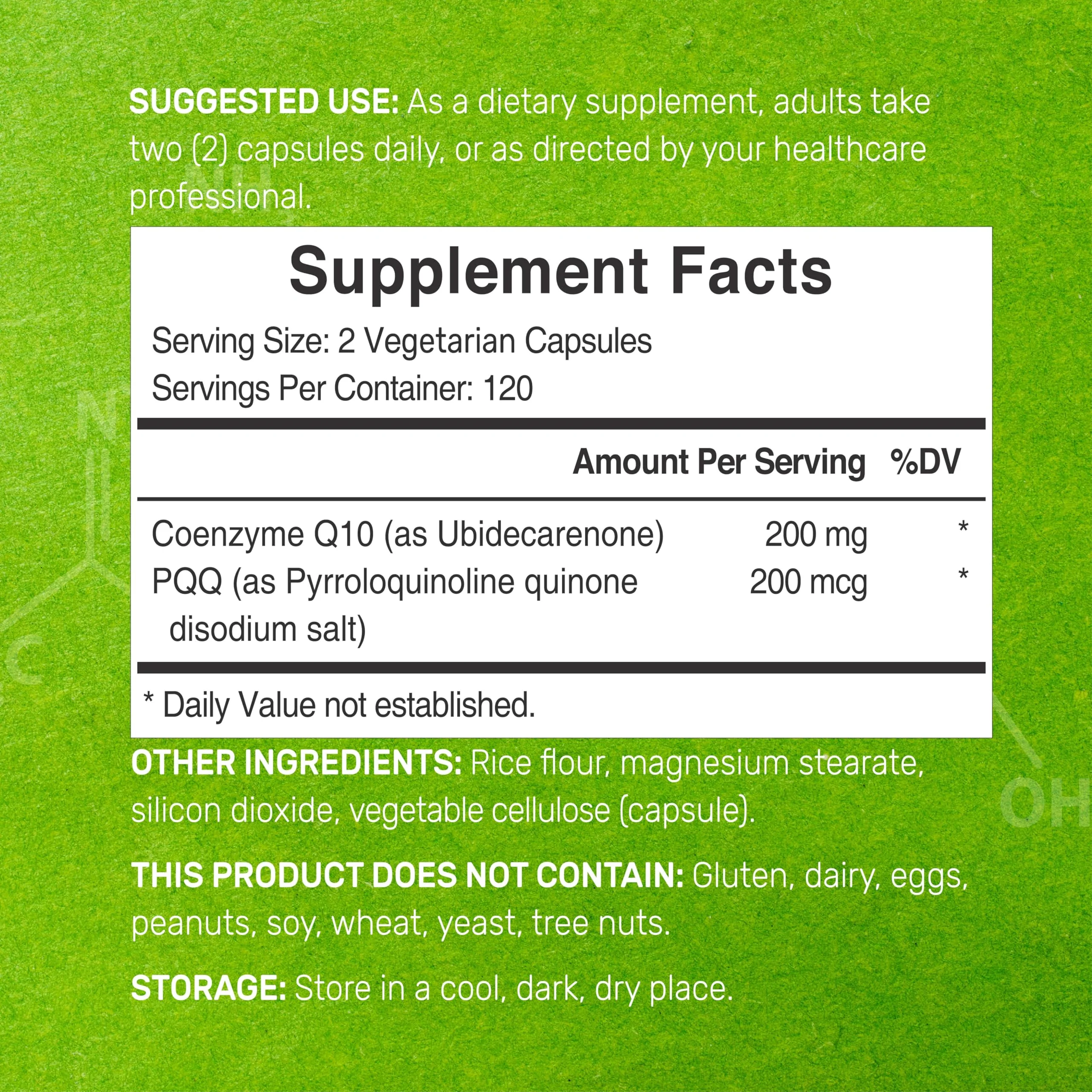 DEAL SUPPLEMENT CoQ10 200mg with PQQ 200mcg, 240 Veggie Capsules | Bioavailable Coenzyme Q10 Complex | Supports Heart, Energy & Brain Health | Antioxidant Support | Non-GMO - Image 7