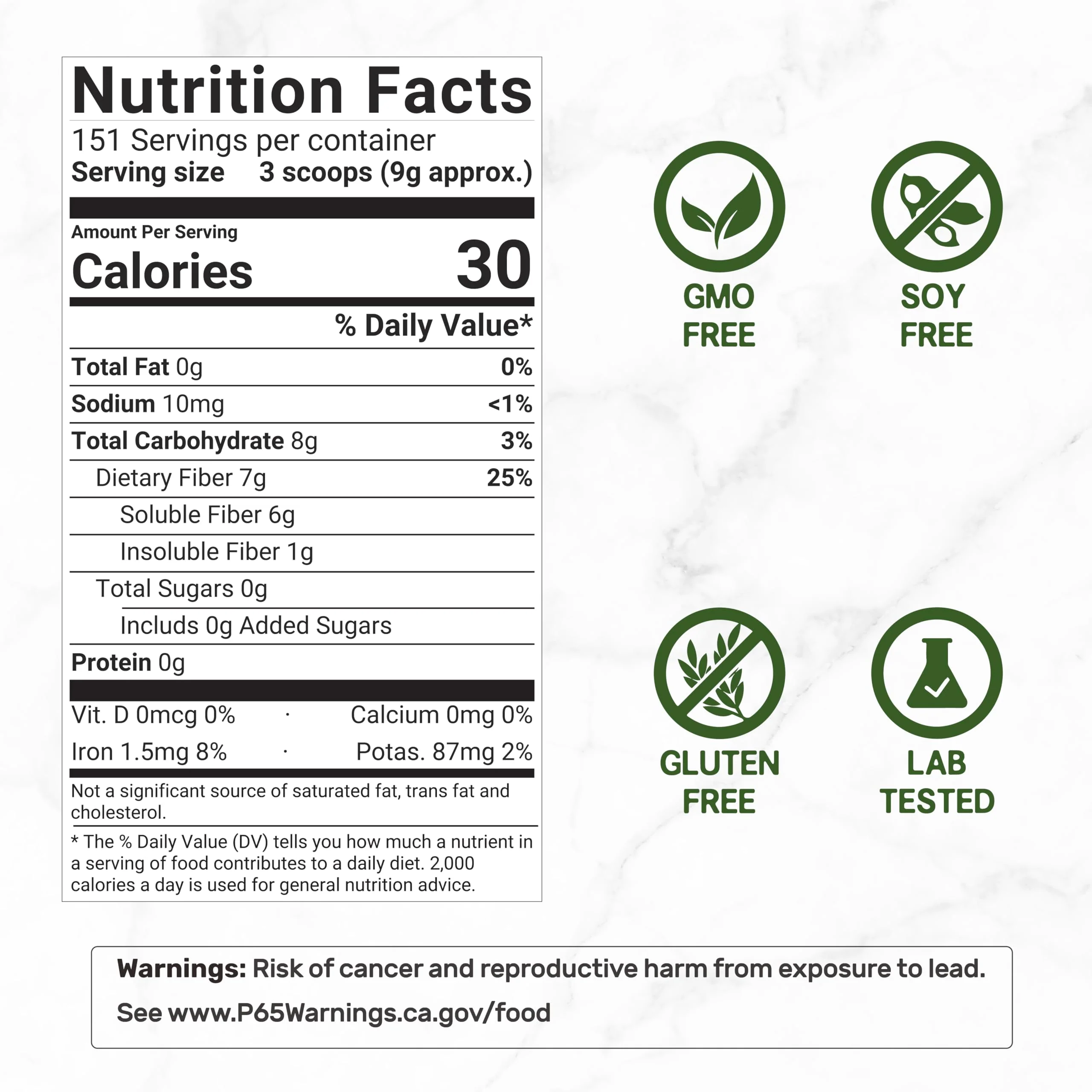 DEAL SUPPLEMENT Organic Psyllium Husk Powder, 3lbs (48oz) – Unflavored Plant Based Soluble Dietary Fiber – Gut & Digestion Health – Great for Baking & Cooking – Keto Friendly, Gluten Free, Non-GMO - Image 5